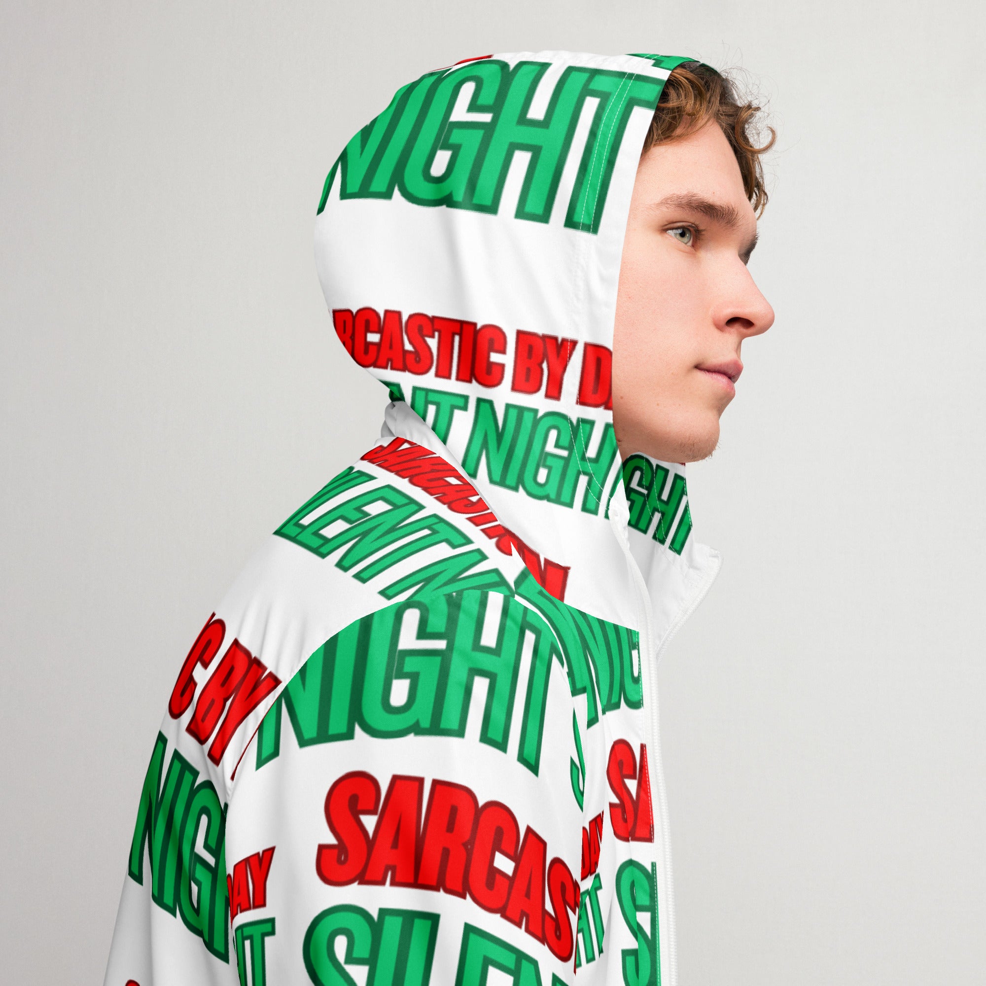 Sarcastic Silent Night Anti-Christmas / Bah Humbug Windbreaker | – RB Designa Co