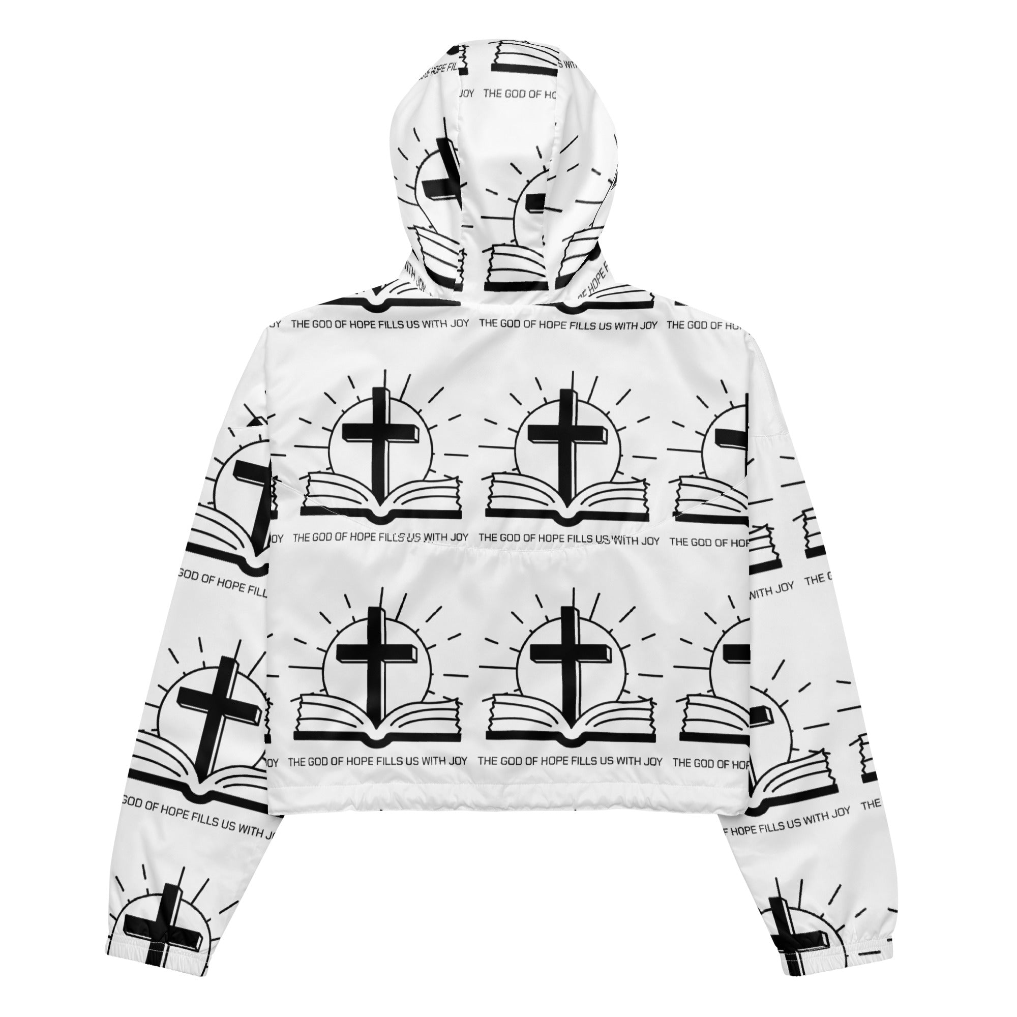 Joy of the Lord Biblical Cropped Windbreaker | – RB Designa Co