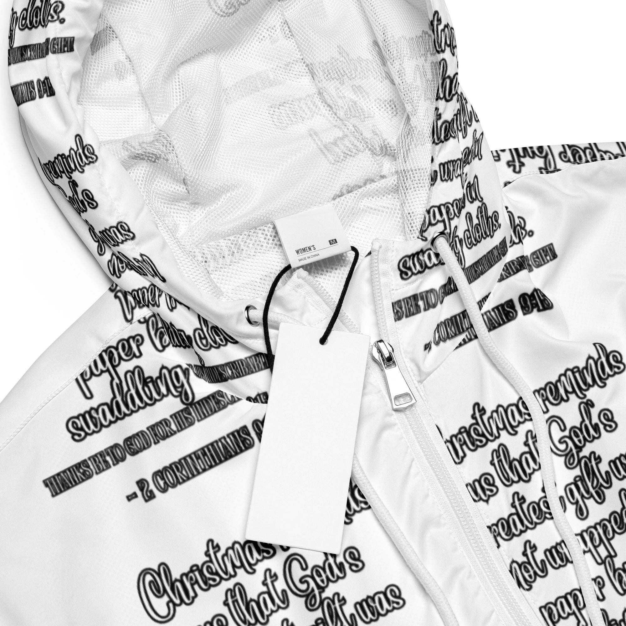 Gift Biblical Cropped Windbreaker | – RB Designa Co