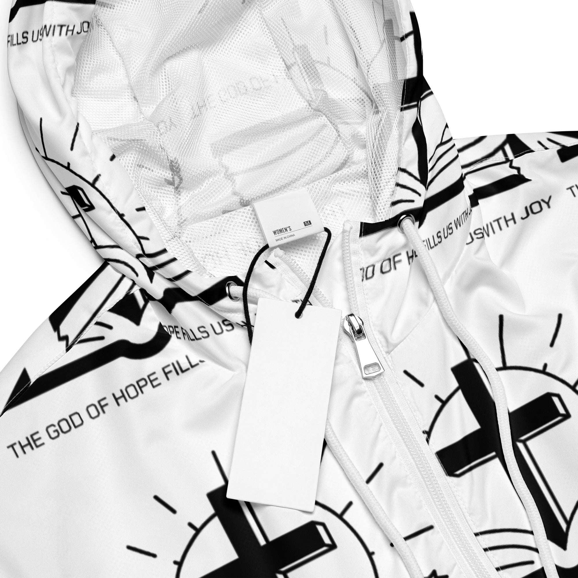 Joy of the Lord Biblical Cropped Windbreaker | – RB Designa Co