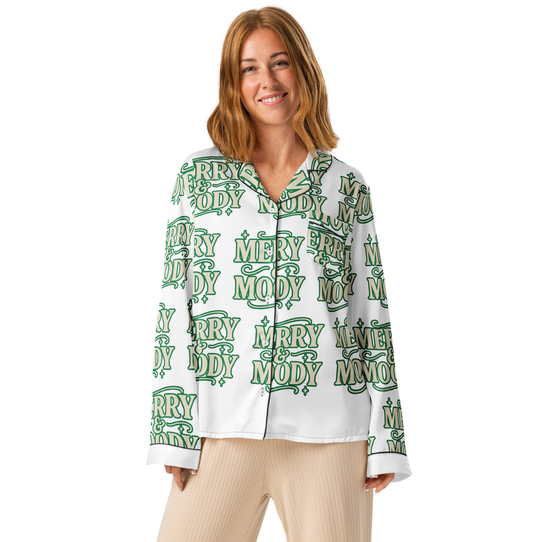 Merry Moody Teen Long Sleeve Pajama Top | – RB Designa Co