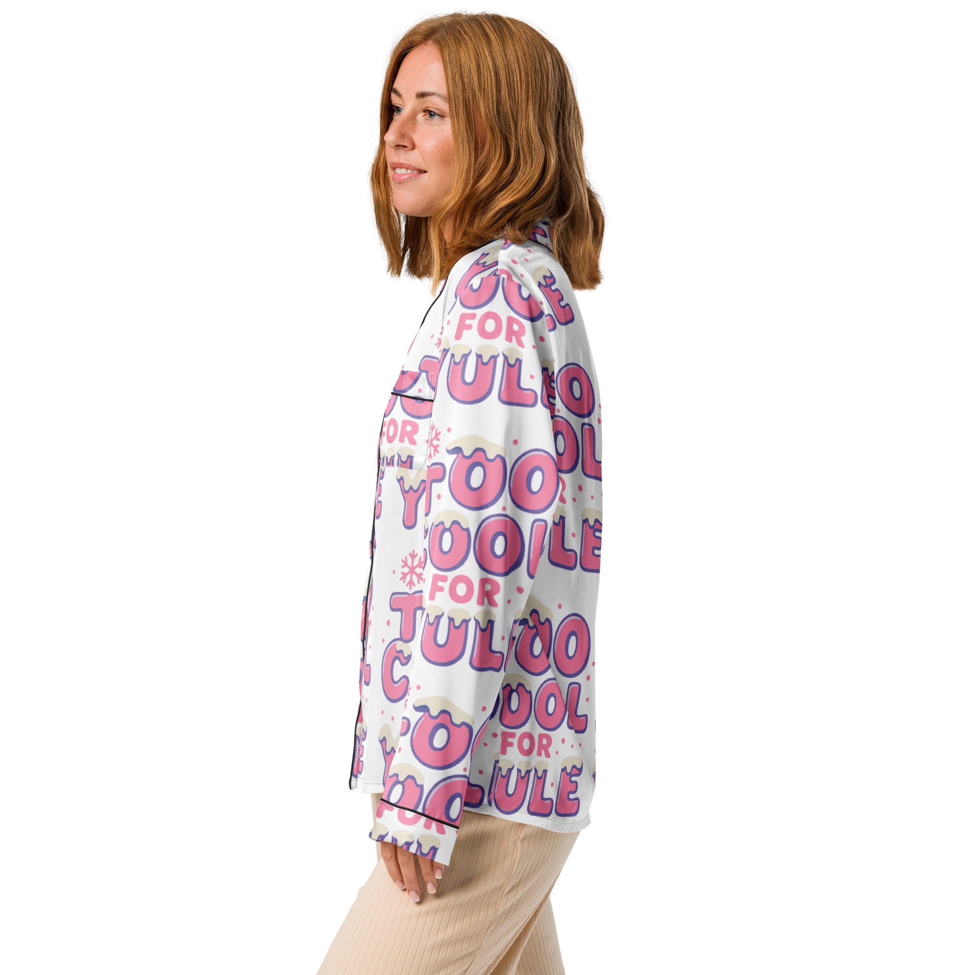 Cool Yule Teen Long Sleeve Pajama Top | – RB Designa Co
