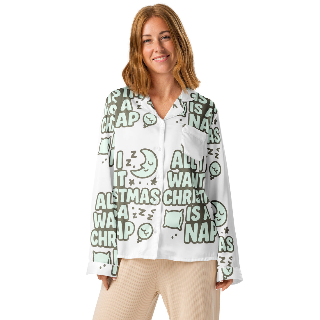 Moon Nap Teen Long Sleeve Pajama Top | – RB Designa Co