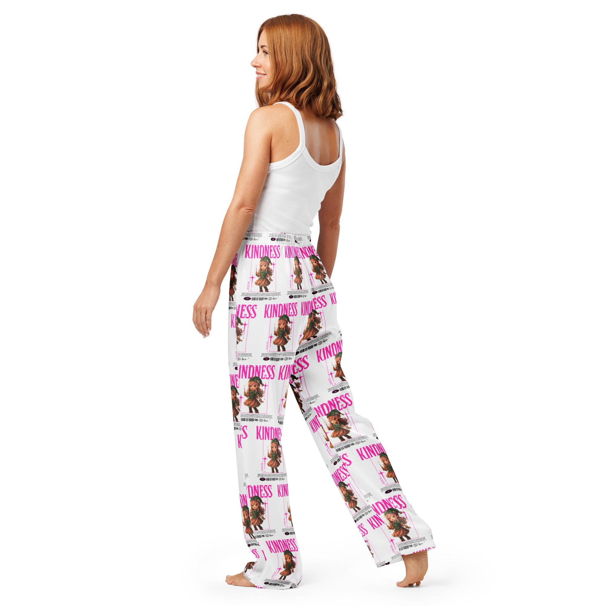 "Kindness"- Black | Women’s pajama pants | – RB Designa Co