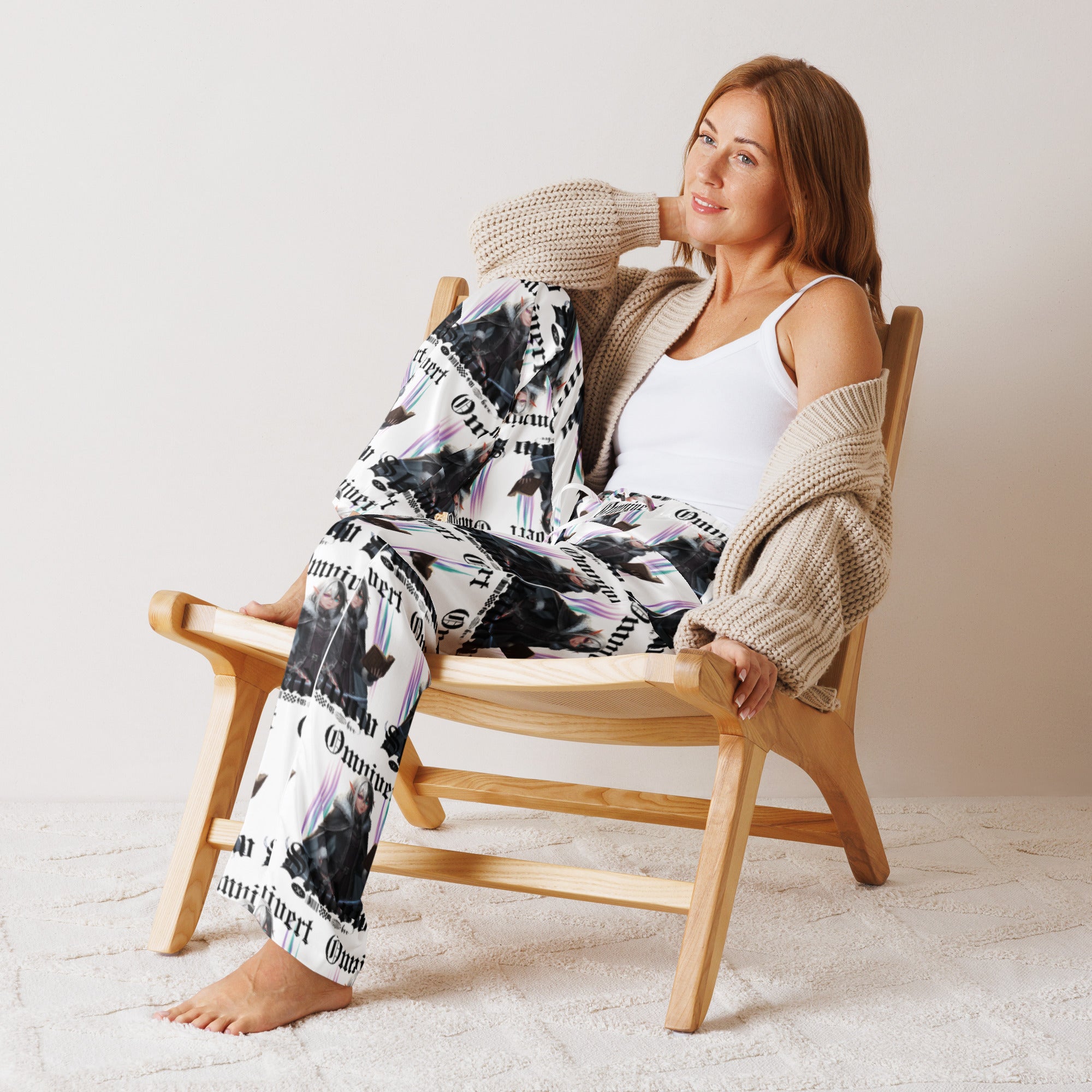 "Omnivert Shadow"- Black | Women’s pajama pants | – RB Designa Co