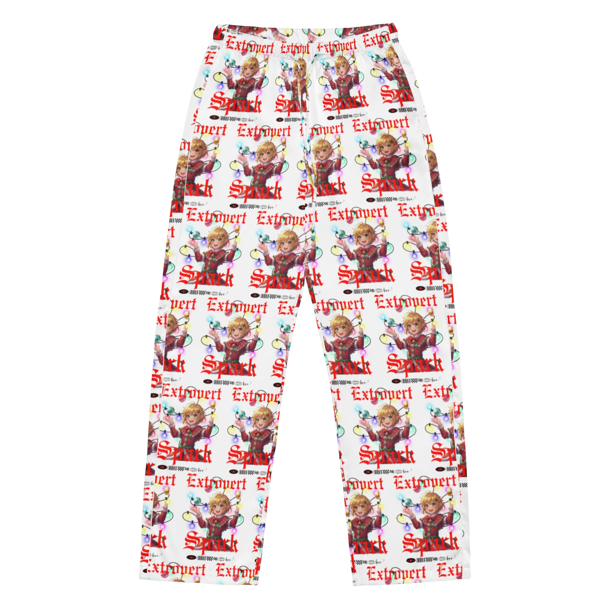 "Extrovert Spark"- Black | Women’s pajama pants | – RB Designa Co