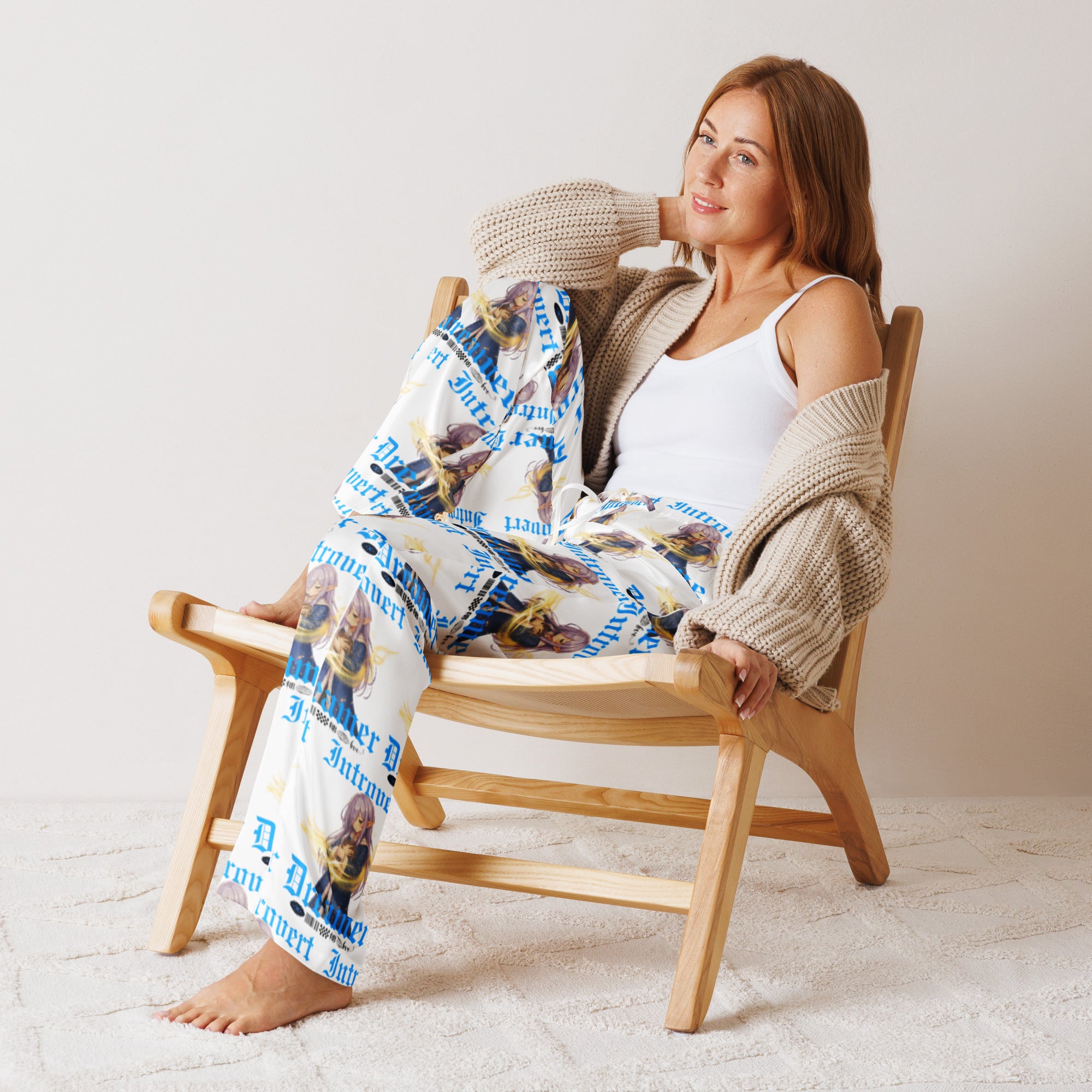 "Introvert Dreamer"- Black | Women’s pajama pants | – RB Designa Co