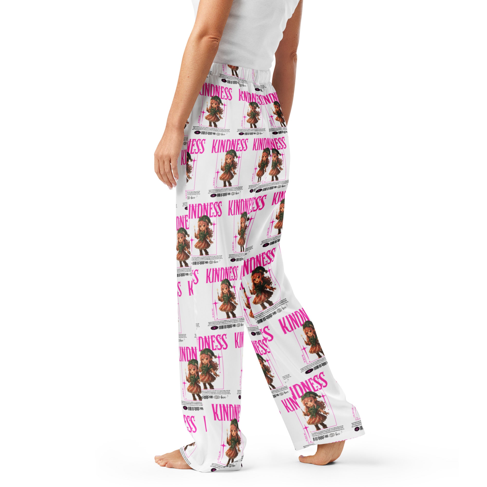 "Kindness"- Black | Women’s pajama pants | – RB Designa Co
