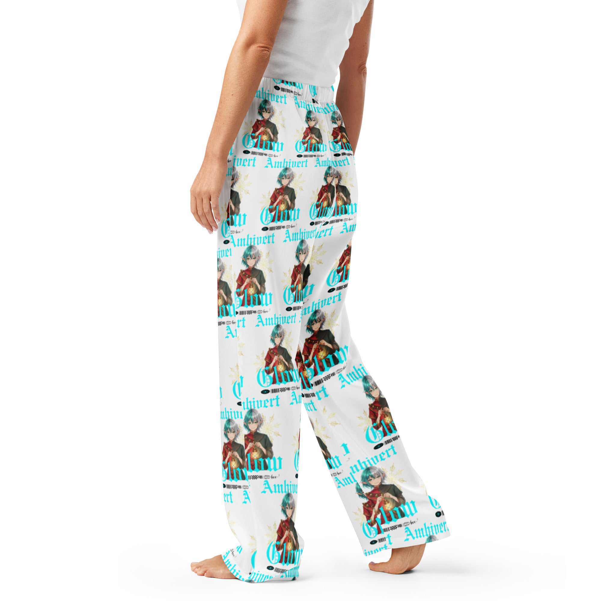 "Ambivert Glow"- Black | Women’s pajama pants | – RB Designa Co