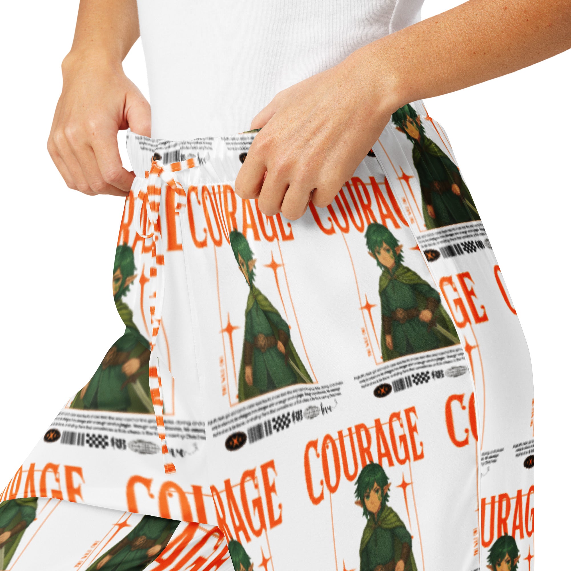 "Courage"- Black | Women’s pajama pants | – RB Designa Co