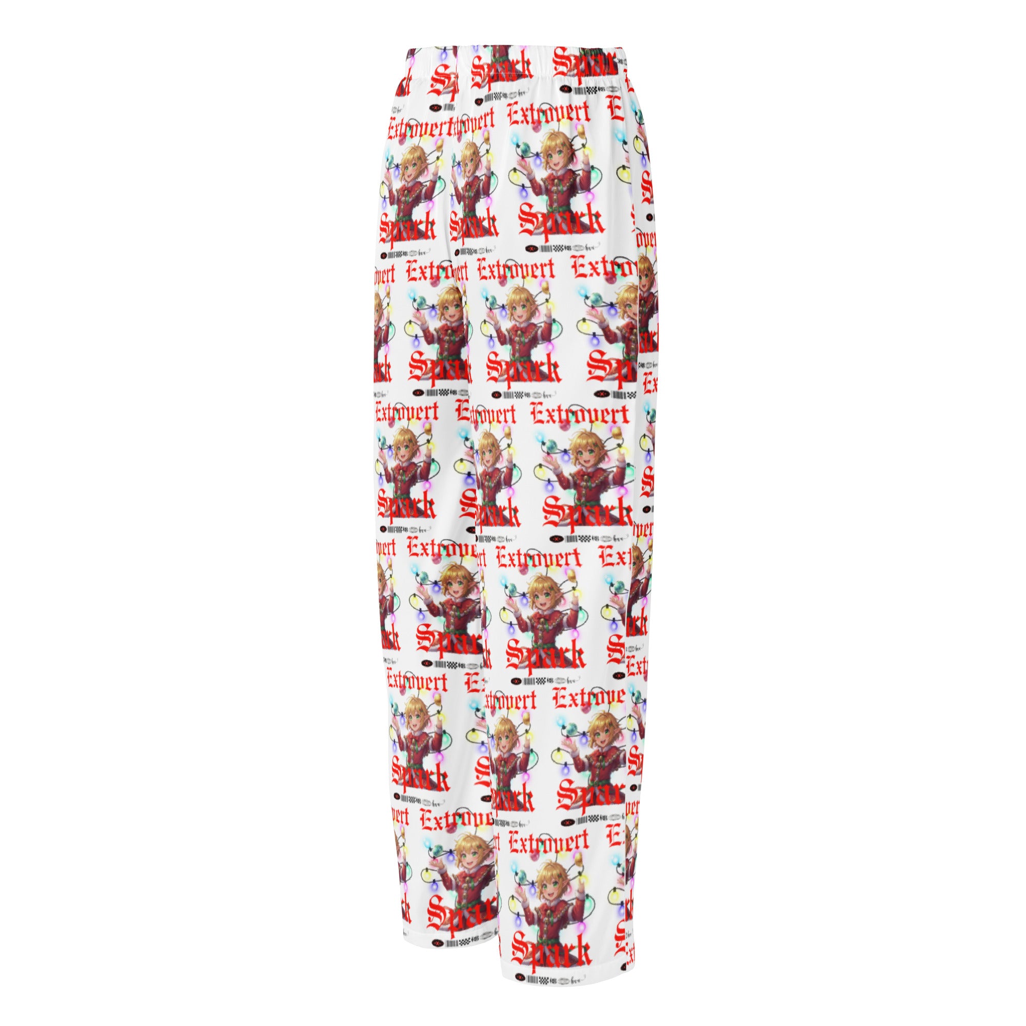 "Extrovert Spark"- Black | Women’s pajama pants | – RB Designa Co