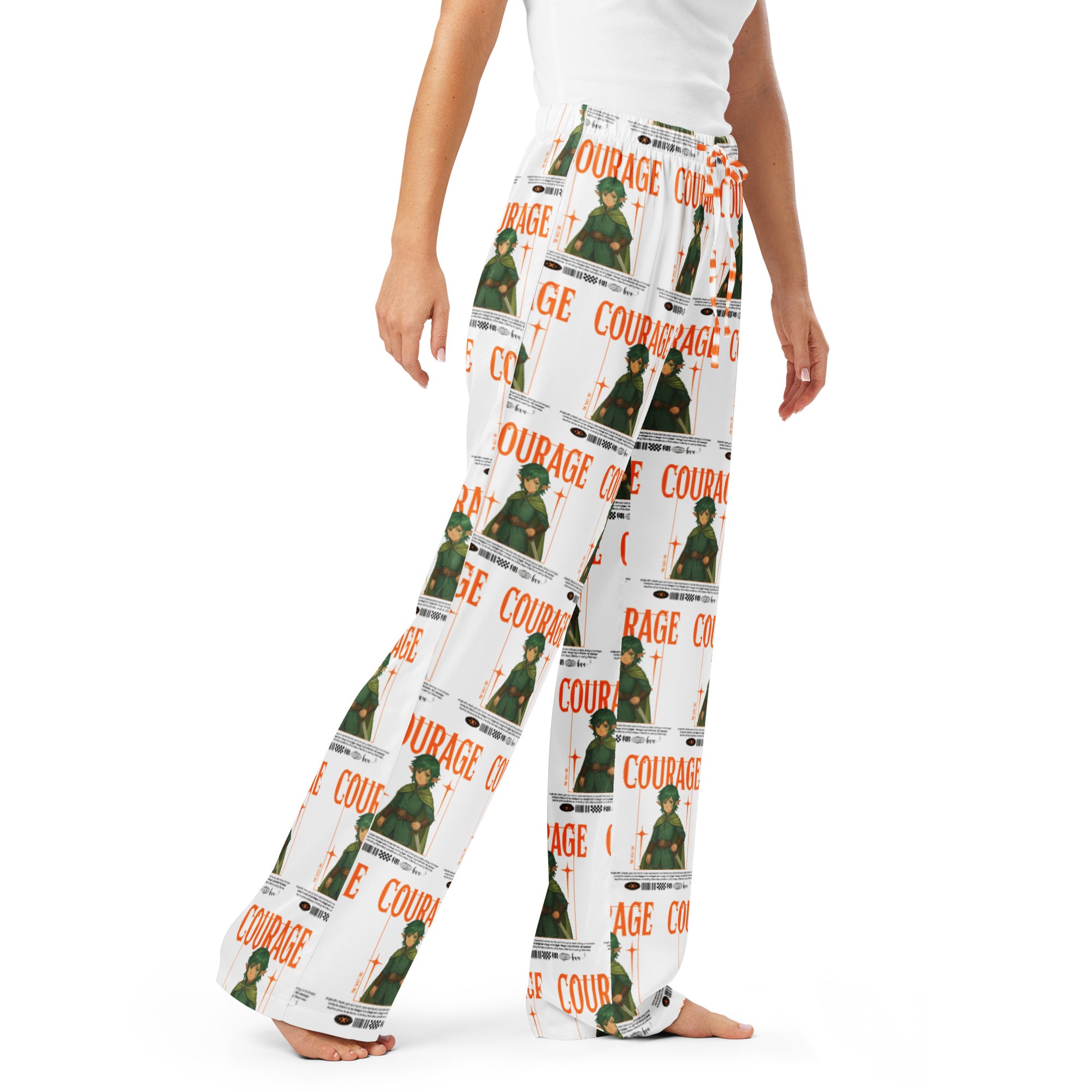 "Courage"- Black | Women’s pajama pants | – RB Designa Co