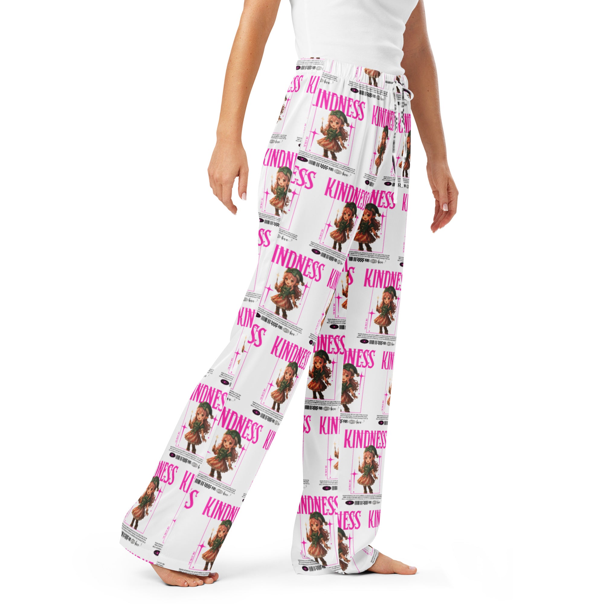 "Kindness"- Black | Women’s pajama pants | – RB Designa Co