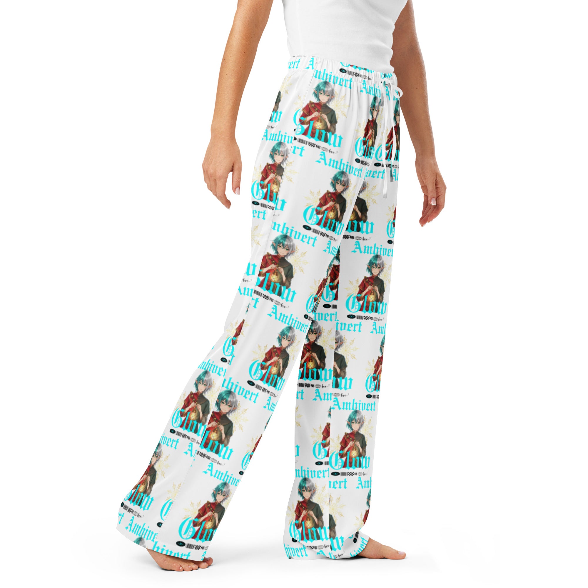 "Ambivert Glow"- Black | Women’s pajama pants | – RB Designa Co