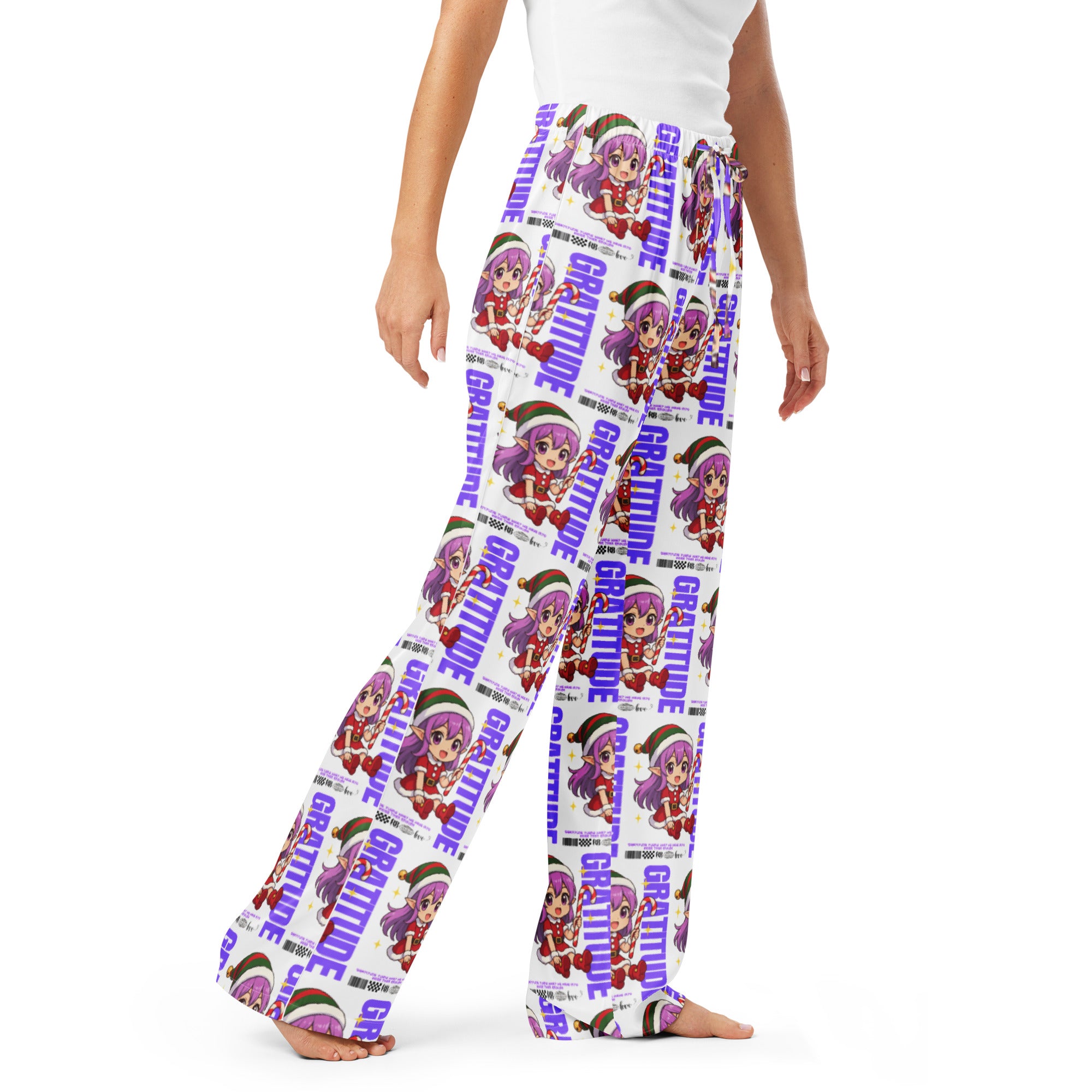 "Gratitude"- Black | Women’s pajama pants | – RB Designa Co