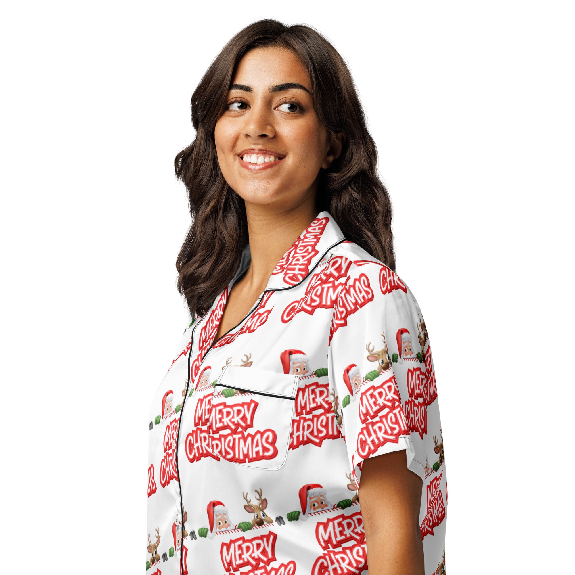 Peeking Crew Teen Short-Sleeves Pajama Top | – RB Designa Co