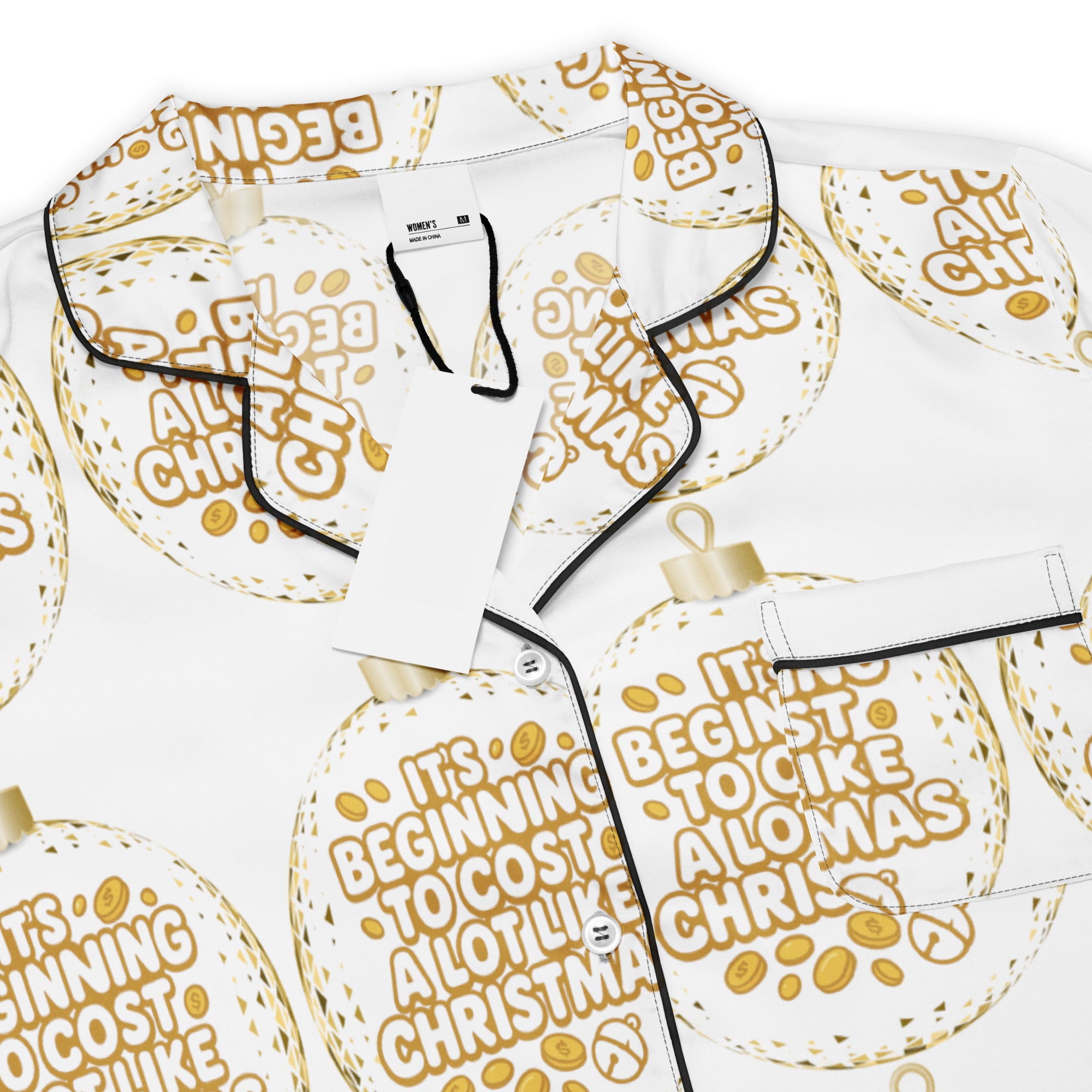 Its Beginning To Cost A Lot Like Christmas Humbag Short-Sleeves Pajama Top | – RB Designa Co