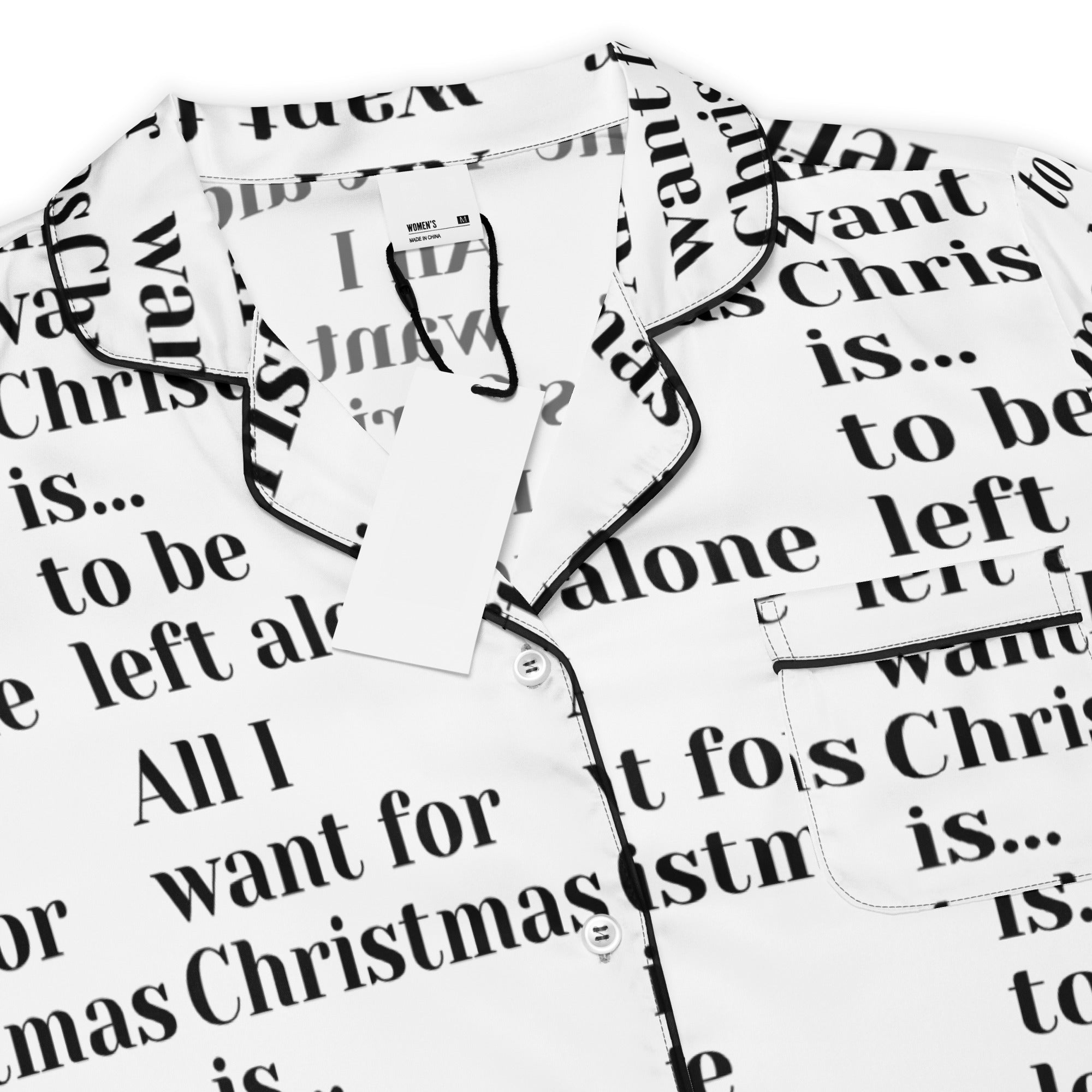 Left Alone Light Humbag Short-Sleeves Anti-Christmas / Bah Humbug Top | – RB Designa Co