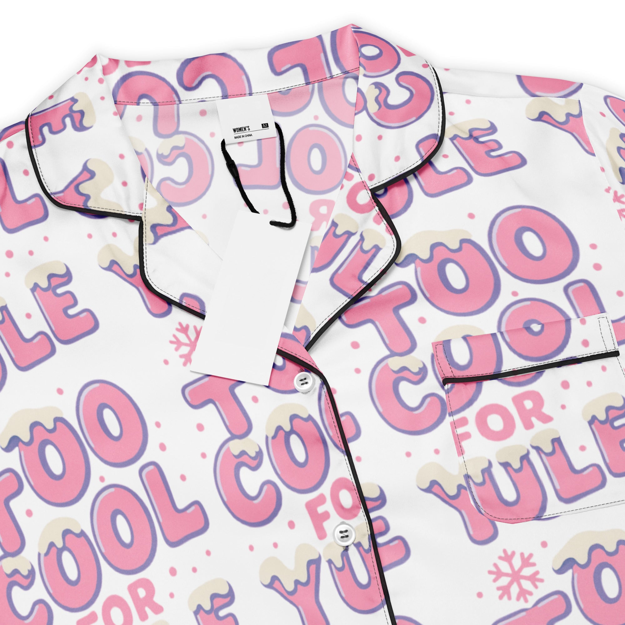 Cool Yule Teen Short-Sleeves Pajama Top | – RB Designa Co