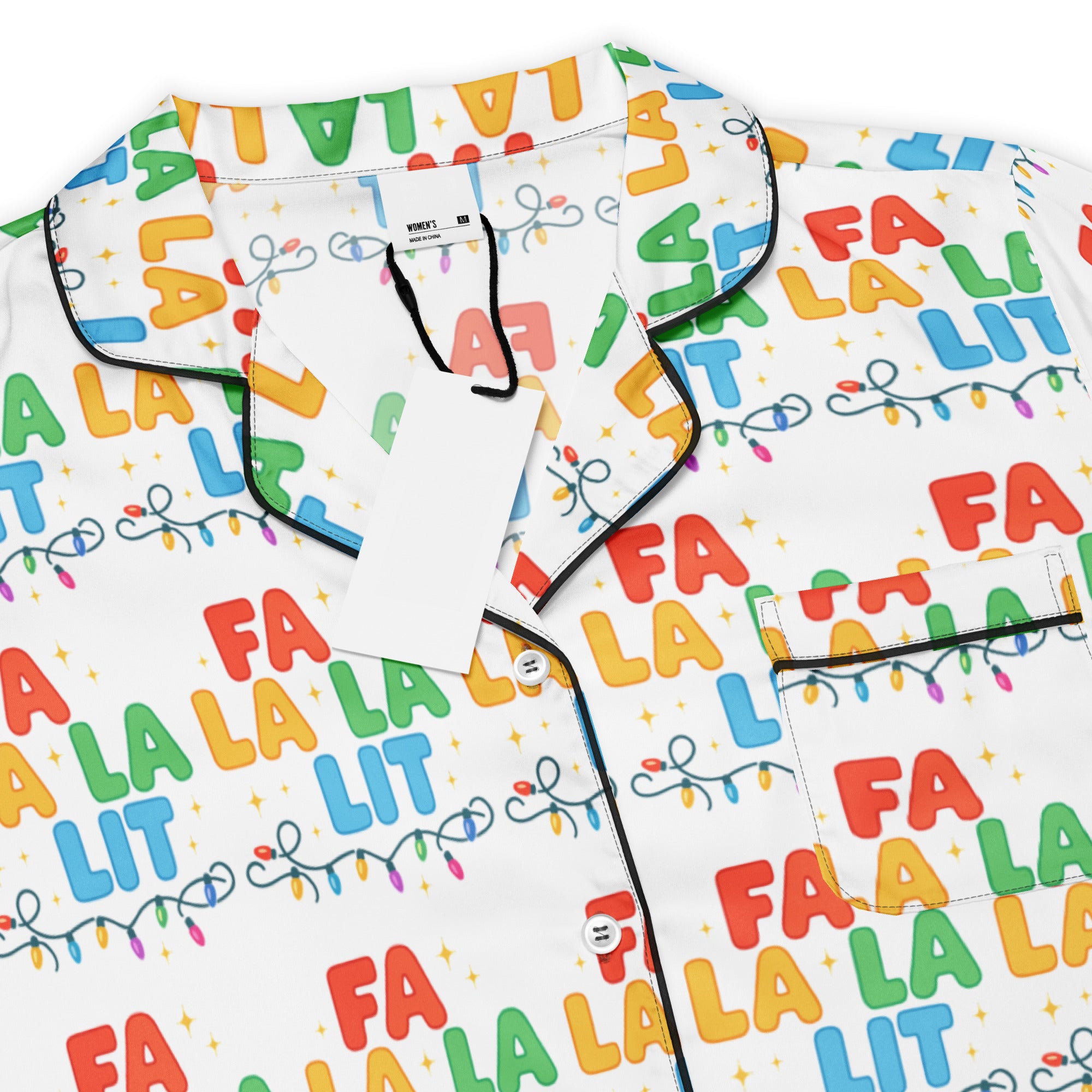 Fa La Lit Teen Short-Sleeves Pajama Top | – RB Designa Co