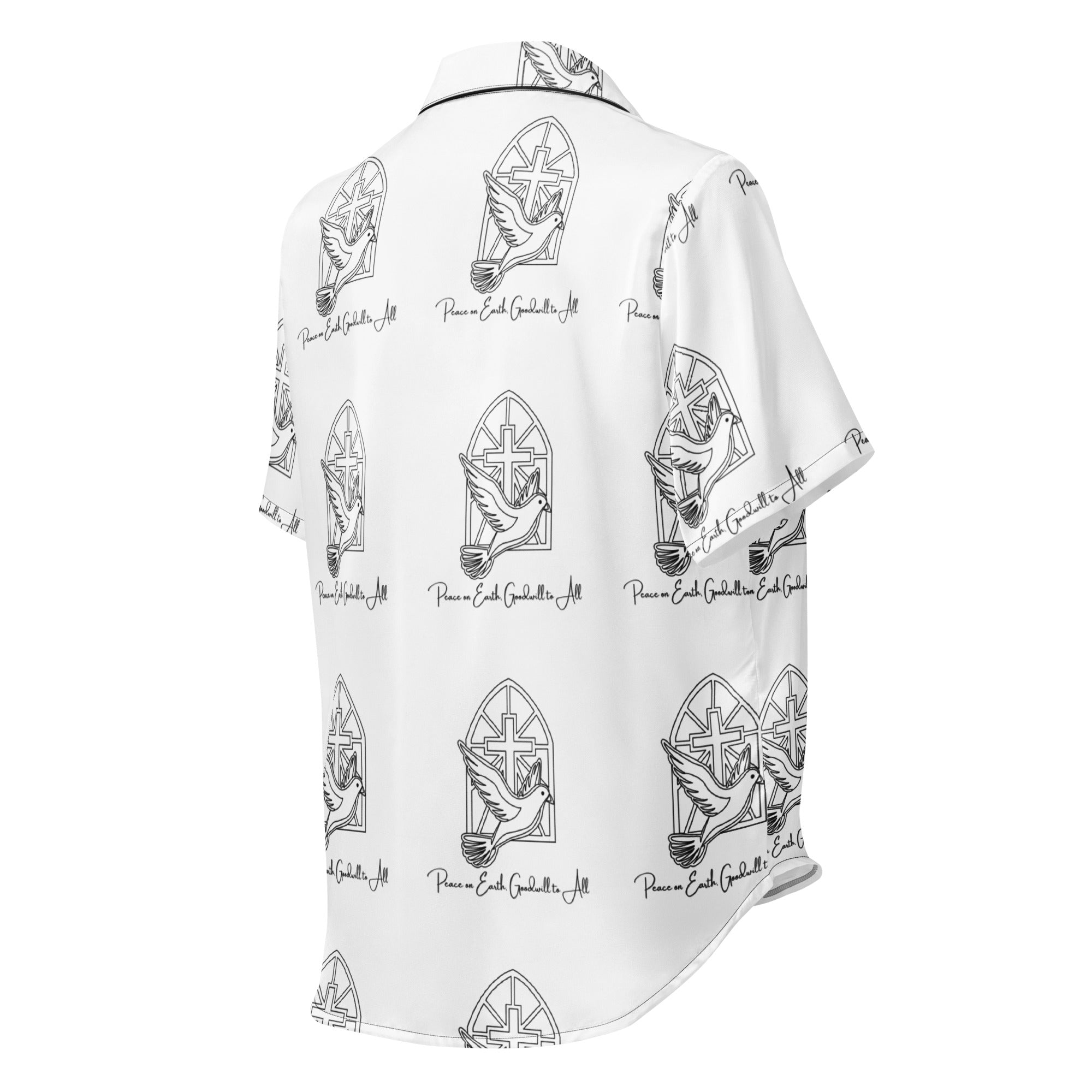 Peace Love God Biblical Short-Sleeves Pajama Top | – RB Designa Co