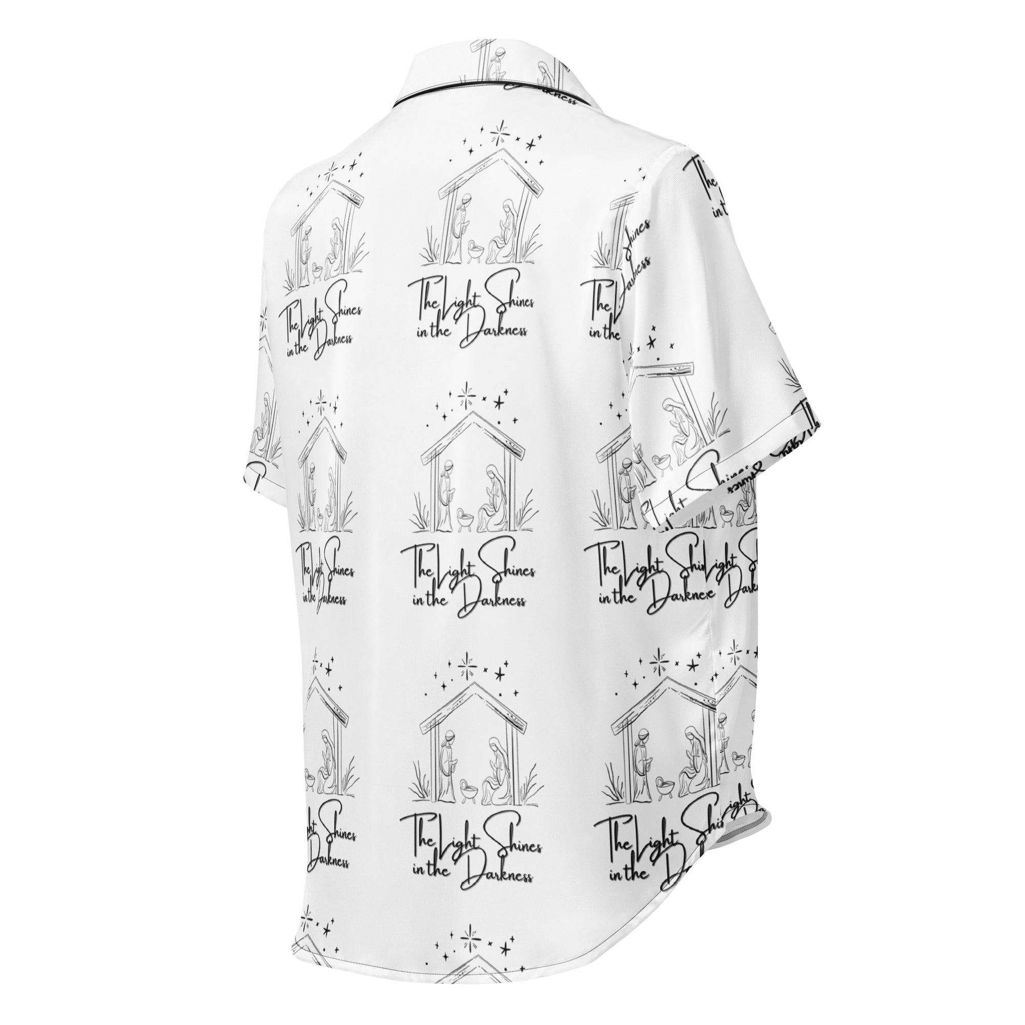 Light in Darkness Biblical Short-Sleeves Pajama Top | – RB Designa Co