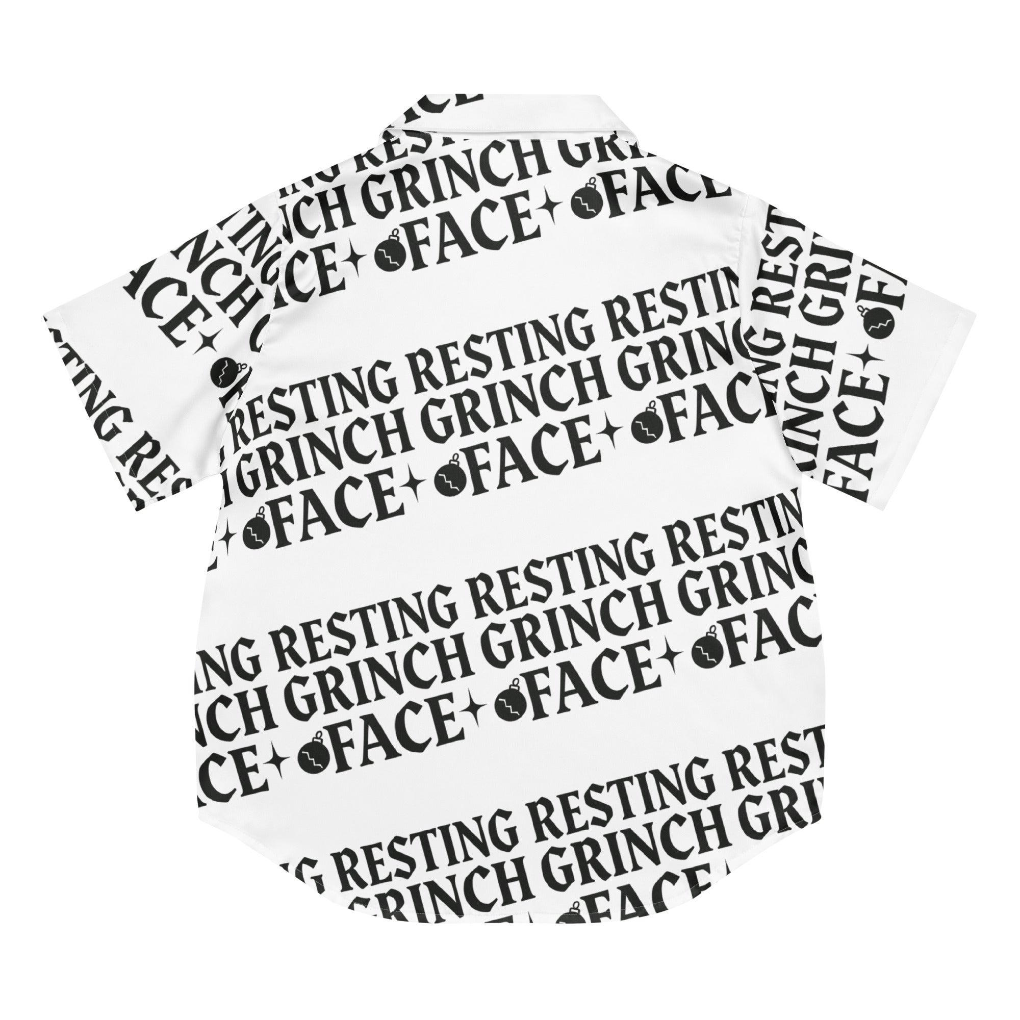 Resting Grinch Face Goth Humbag Short-Sleeves Pajama Top | – RB Designa Co