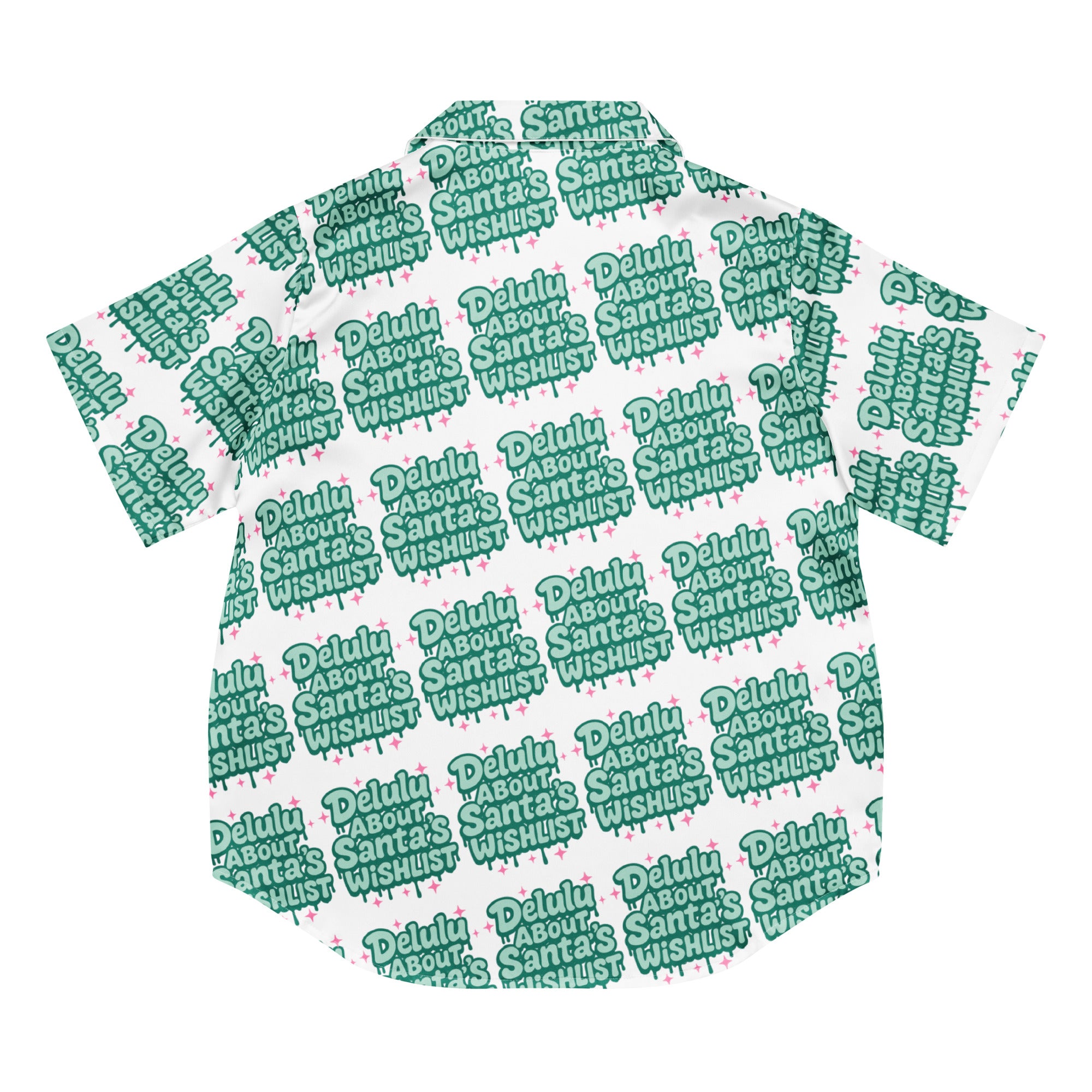 Delulu All Green Teen Short-Sleeves Pajama Top | – RB Designa Co