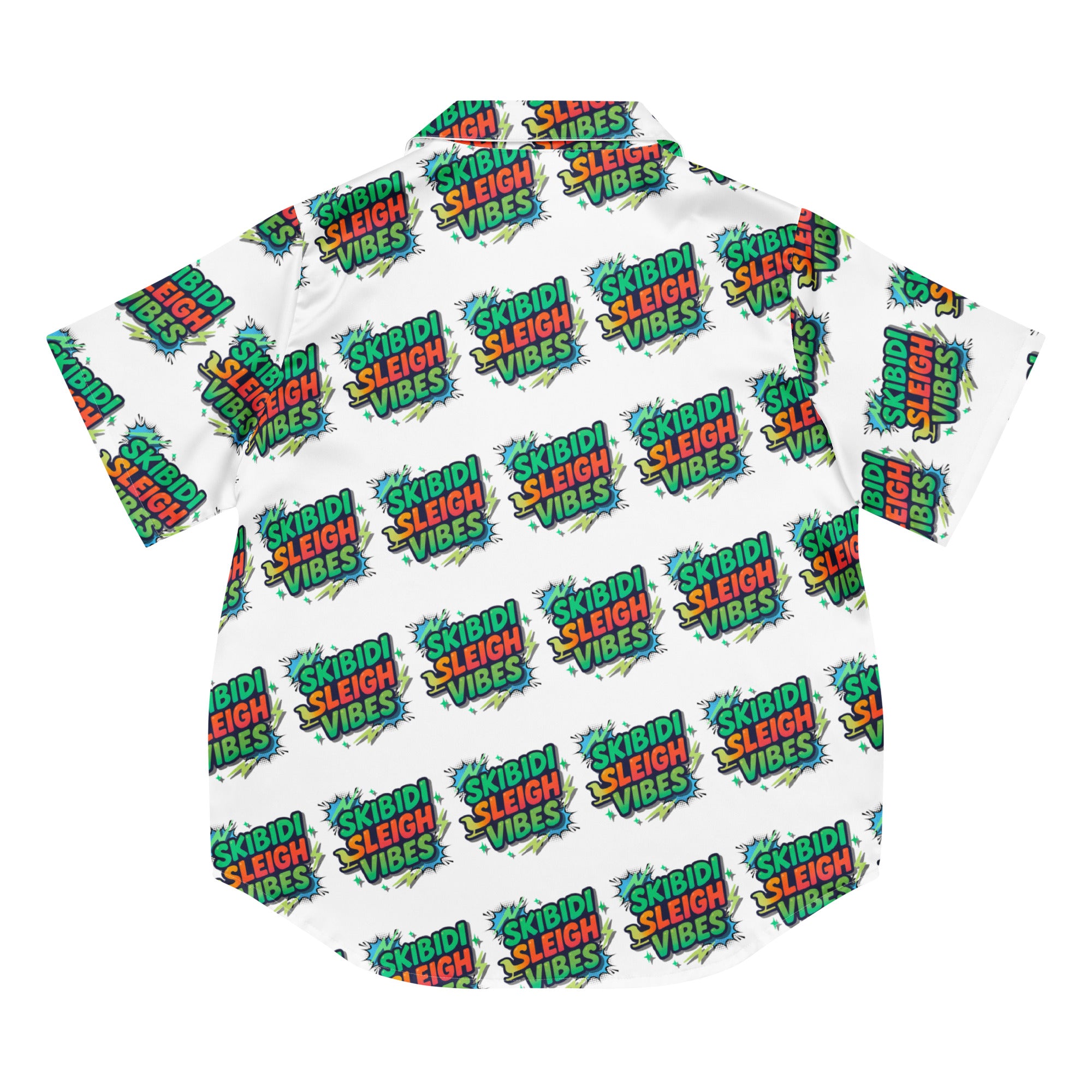 Skibidi Vibes Teen Short-Sleeves Pajama Top | – RB Designa Co