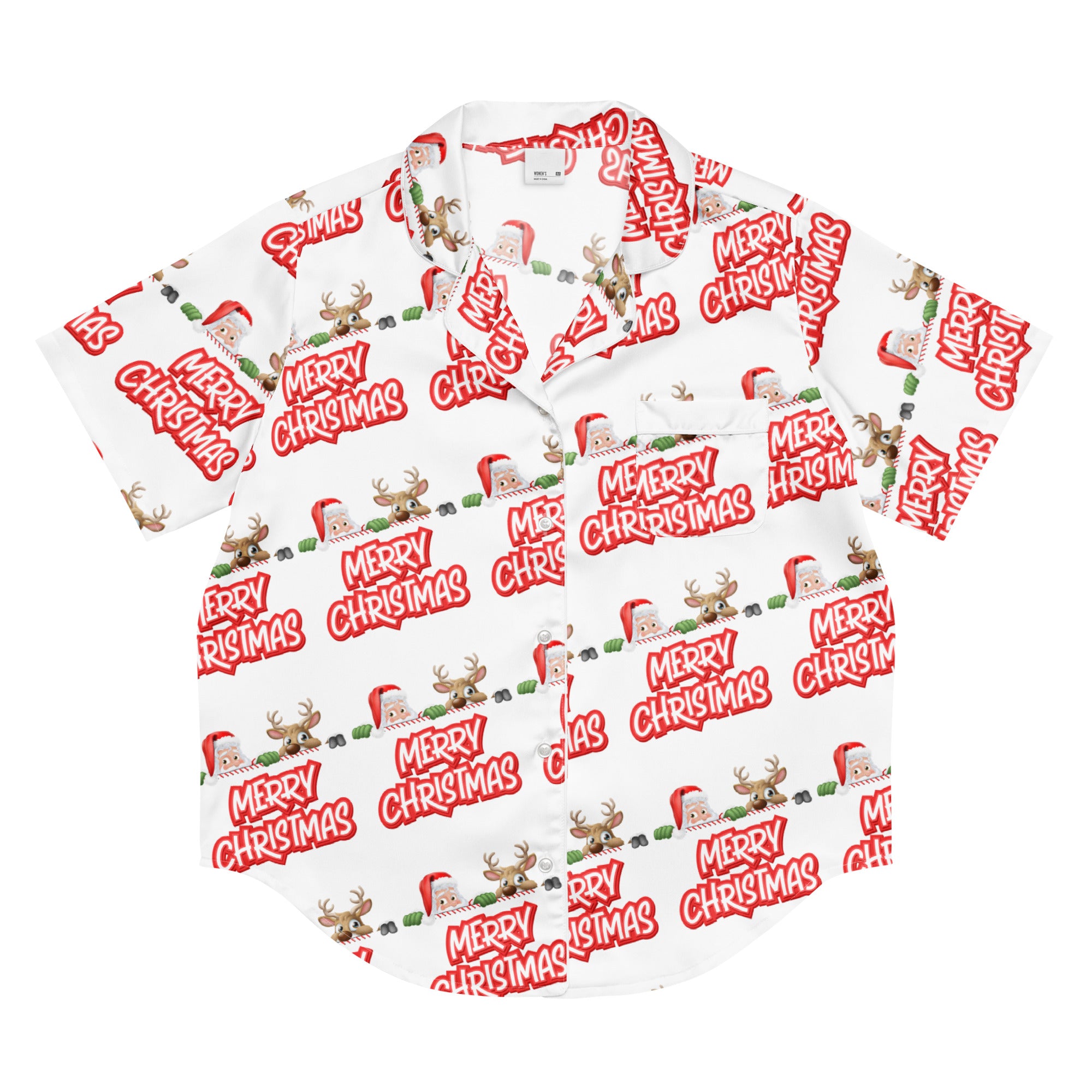 Peeking Crew Teen Short-Sleeves Pajama Top | – RB Designa Co