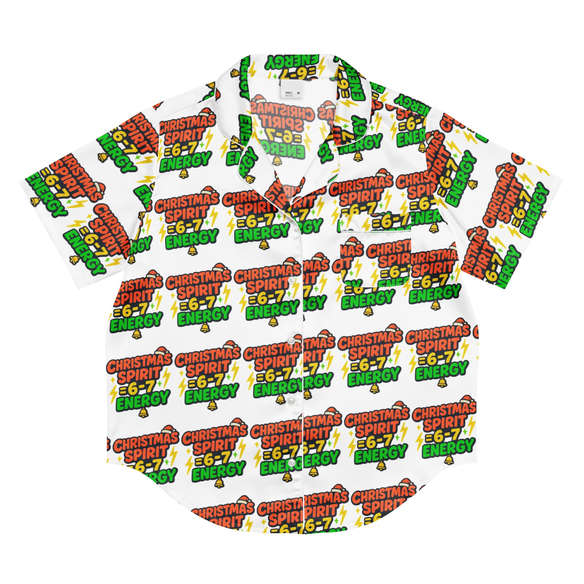 Lightning Spirit Teen Short-Sleeves Pajama Top | – RB Designa Co