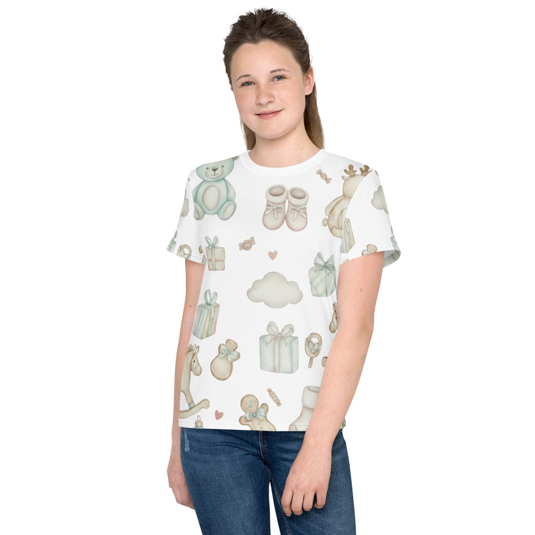 "Pastel Holiday Baby Gifts & Toys" | Youth crew neck t-shirt | – RB Designa Co