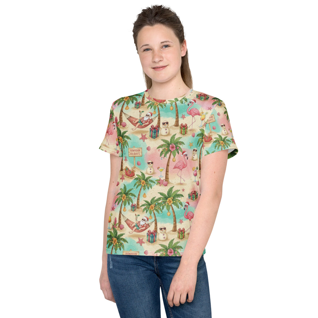 "Hawaiian Holidays II" | Youth crew neck t-shirt | – RB Designa Co