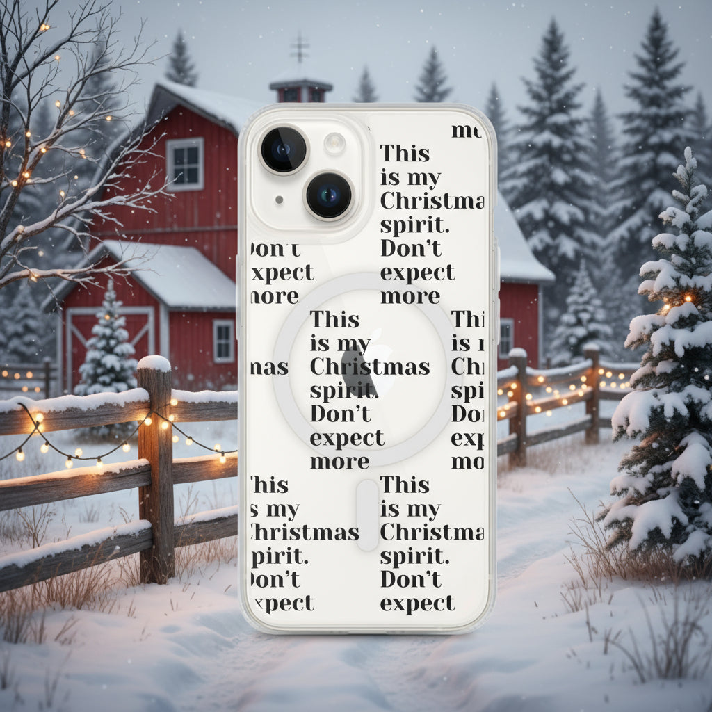 Christmas Spirit Teen iPhone Clear Case | – RB Designa Co