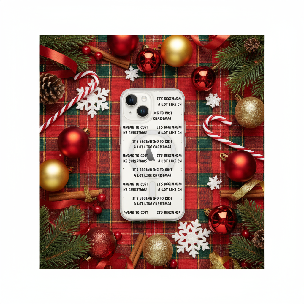 Costly Christmas Humbag iPhone Clear Case