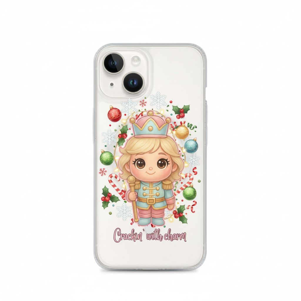 Chibi Queen Pink Kids & Babies iPhone Clear Case