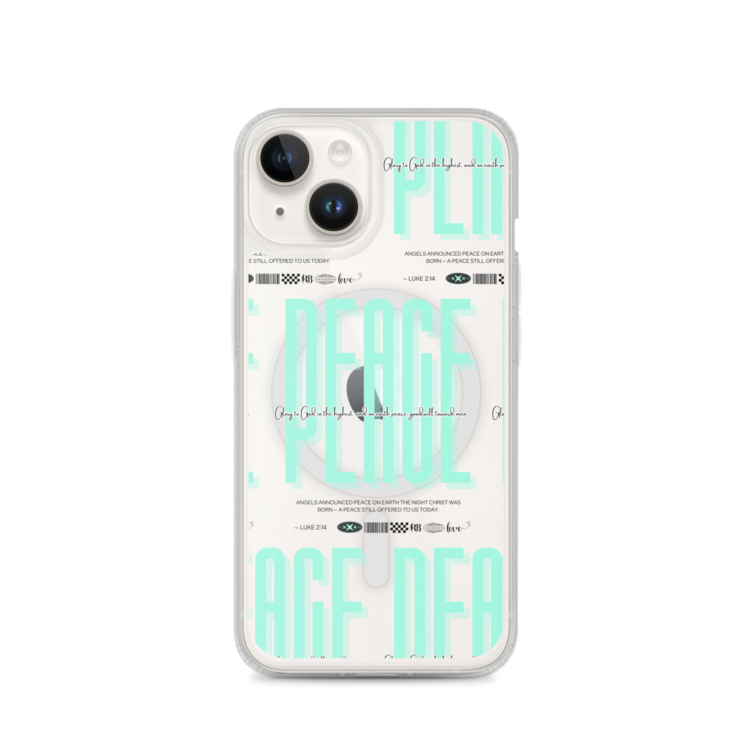 Peace Biblical iPhone Clear Case | – RB Designa Co