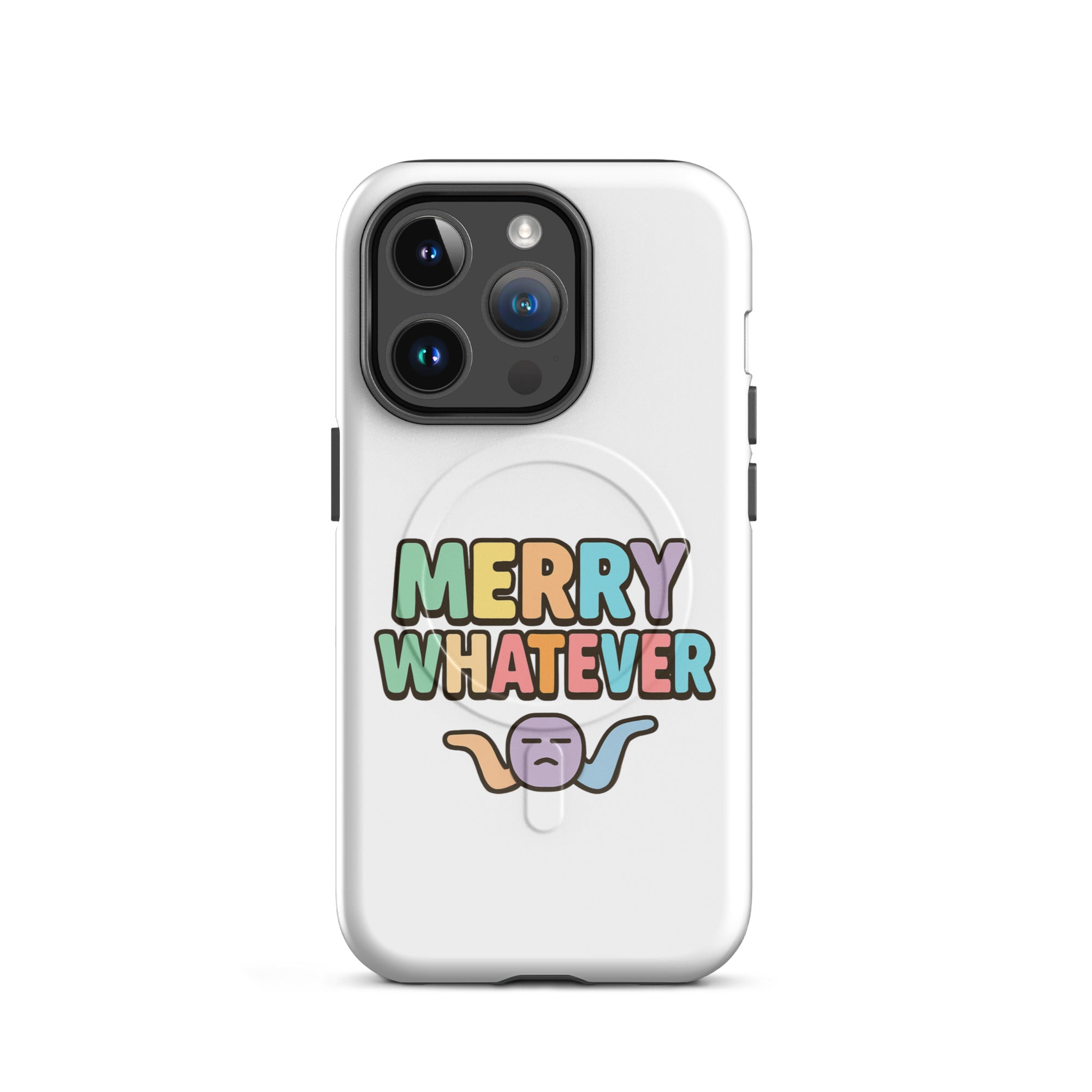 Merry Whatever Anti-Christmas / Bah Humbug iPhone Case | – RB Designa Co