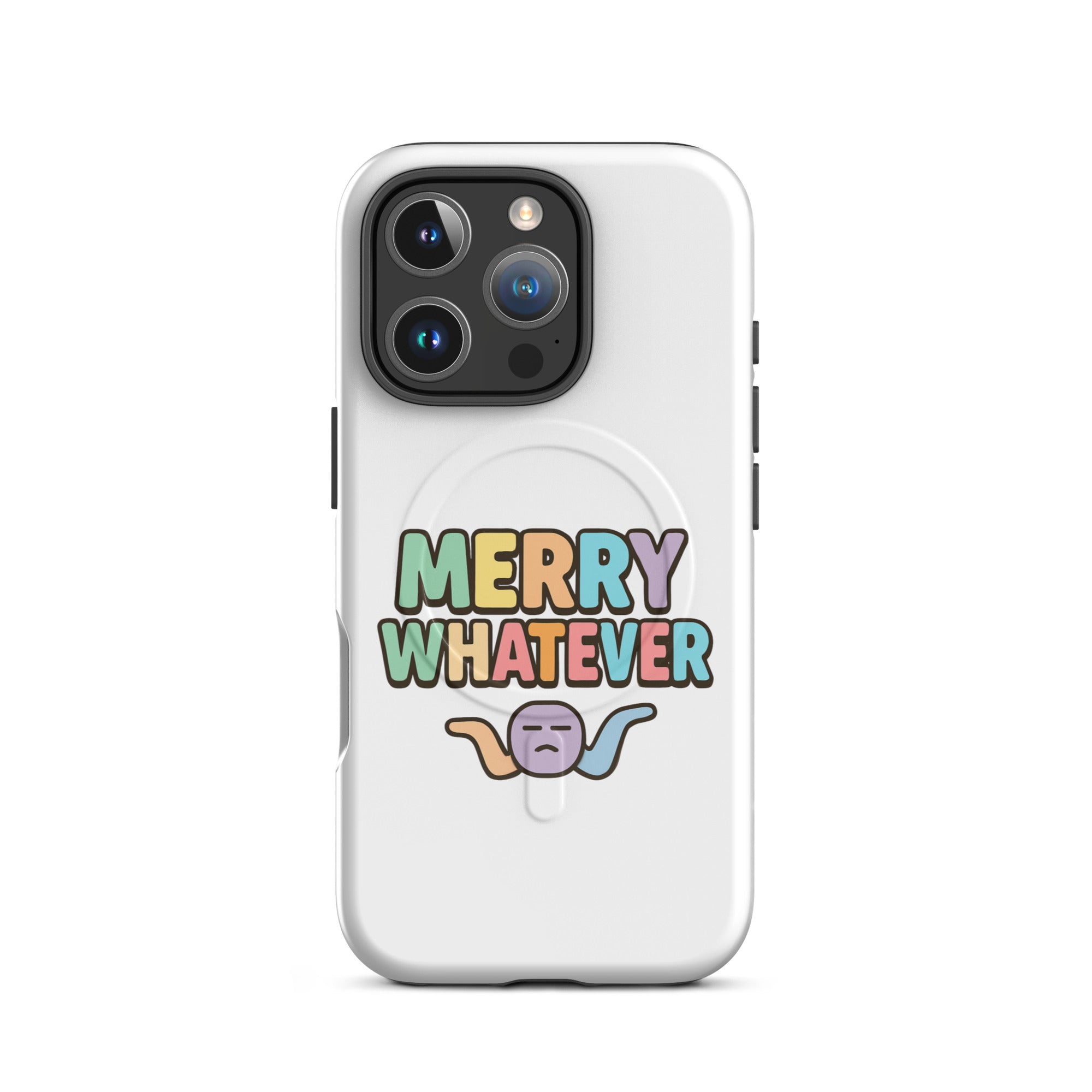 Merry Whatever Anti-Christmas / Bah Humbug iPhone Case | – RB Designa Co