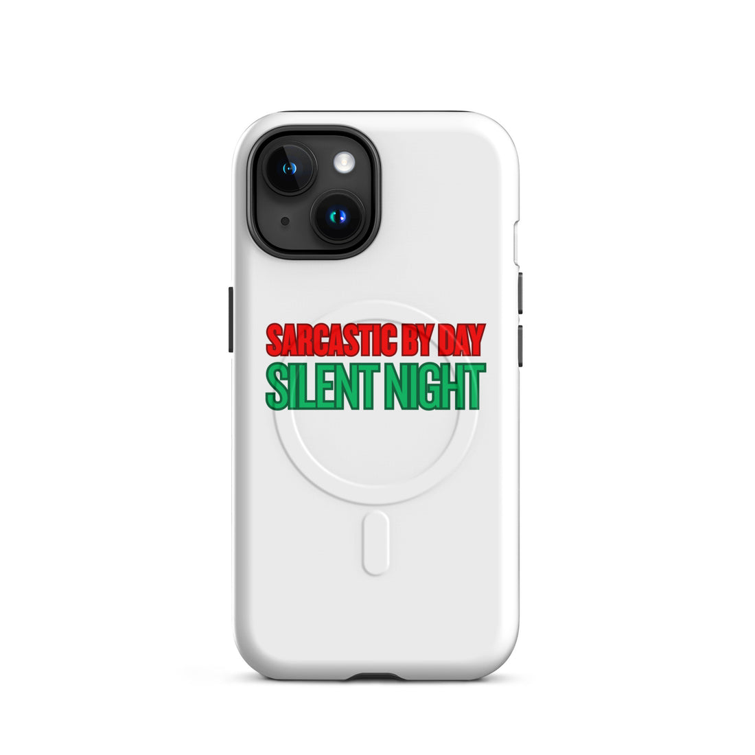 Sarcastic Silent Night Anti-Christmas / Bah Humbug iPhone Case | – RB Designa Co