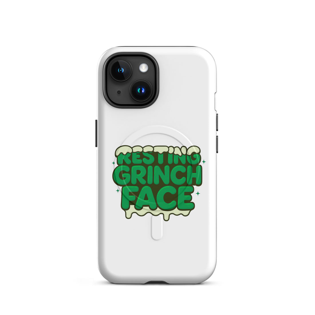 Resting Grinch Face Anti-Christmas / Bah Humbug iPhone Case | – RB Designa Co