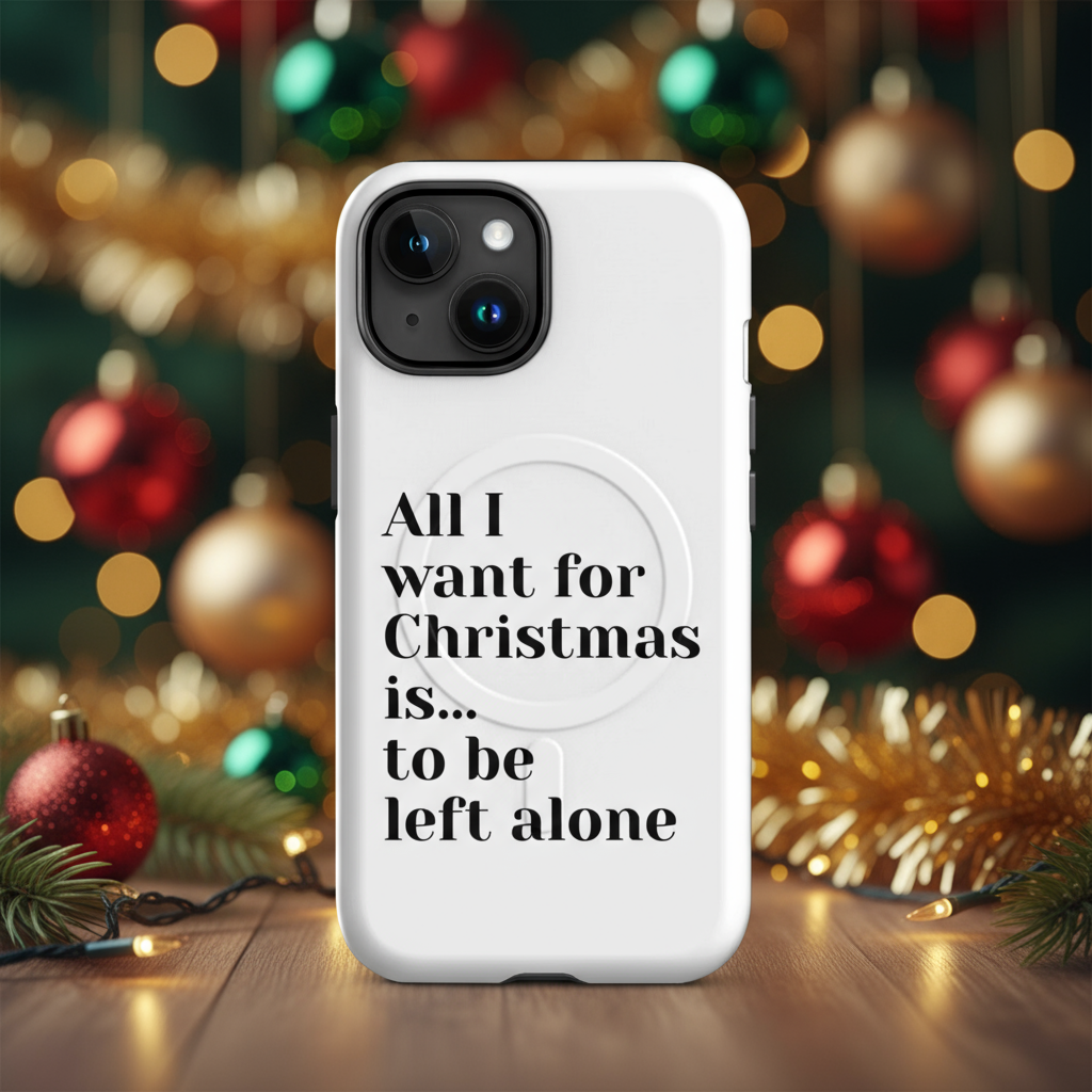 Left Alone Humbag iPhone Case