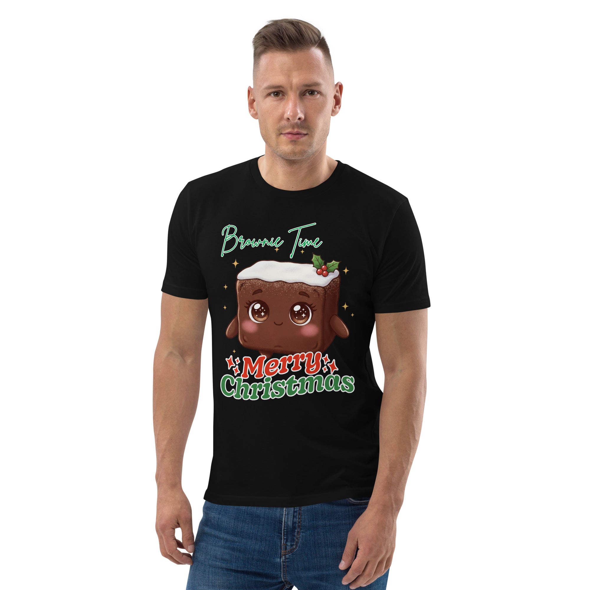 "Brownie Time, Merry Christmas"- White | Adults T-Shirt | – RB Designa Co