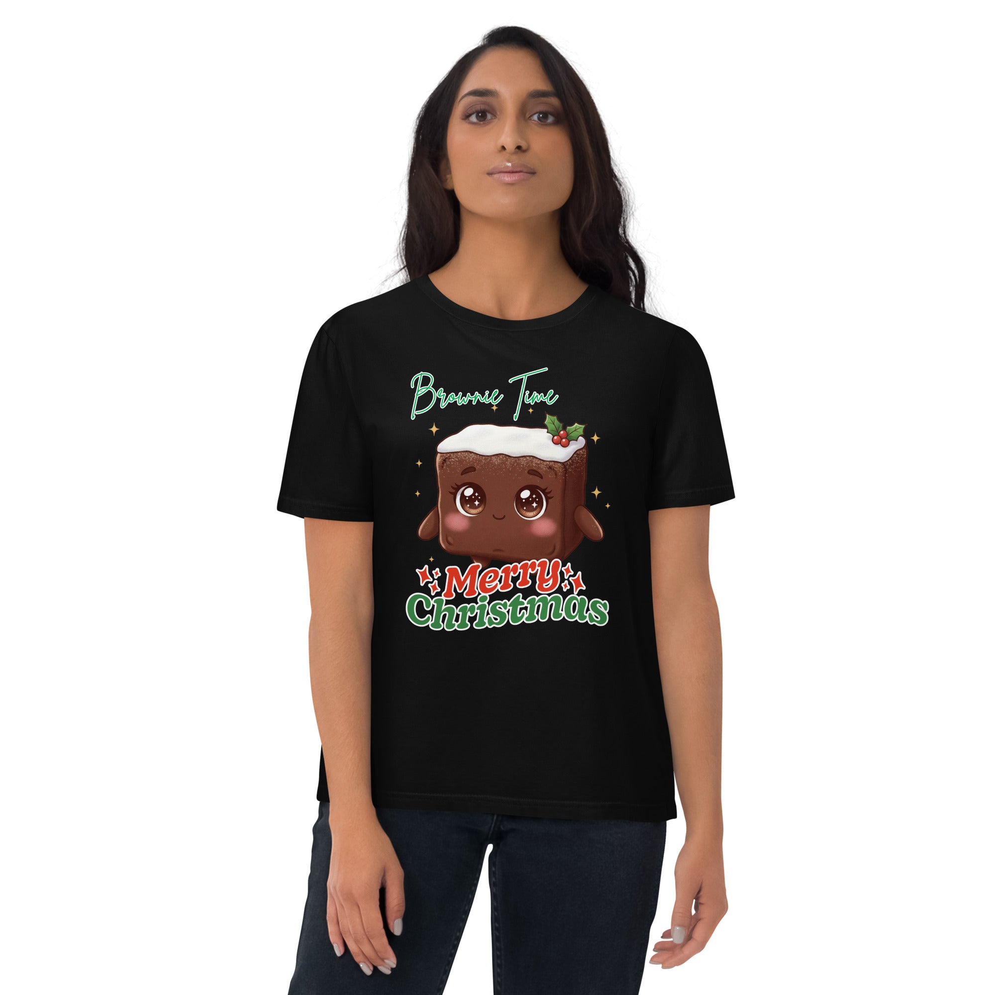 "Brownie Time, Merry Christmas"- White | Adults T-Shirt | – RB Designa Co