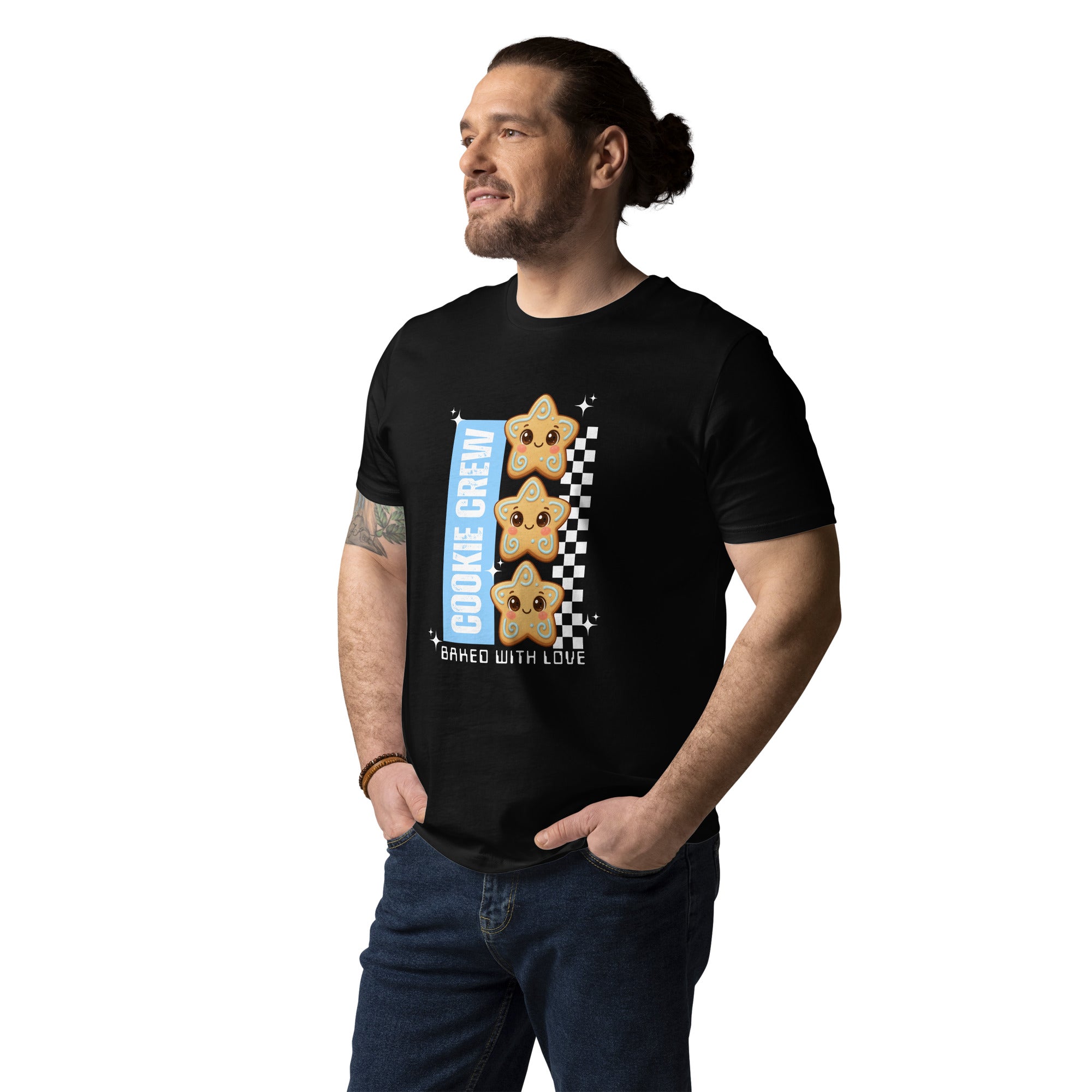 "Cookie Crew, Baked With Love"- Blue | Adults T-Shirt | – RB Designa Co