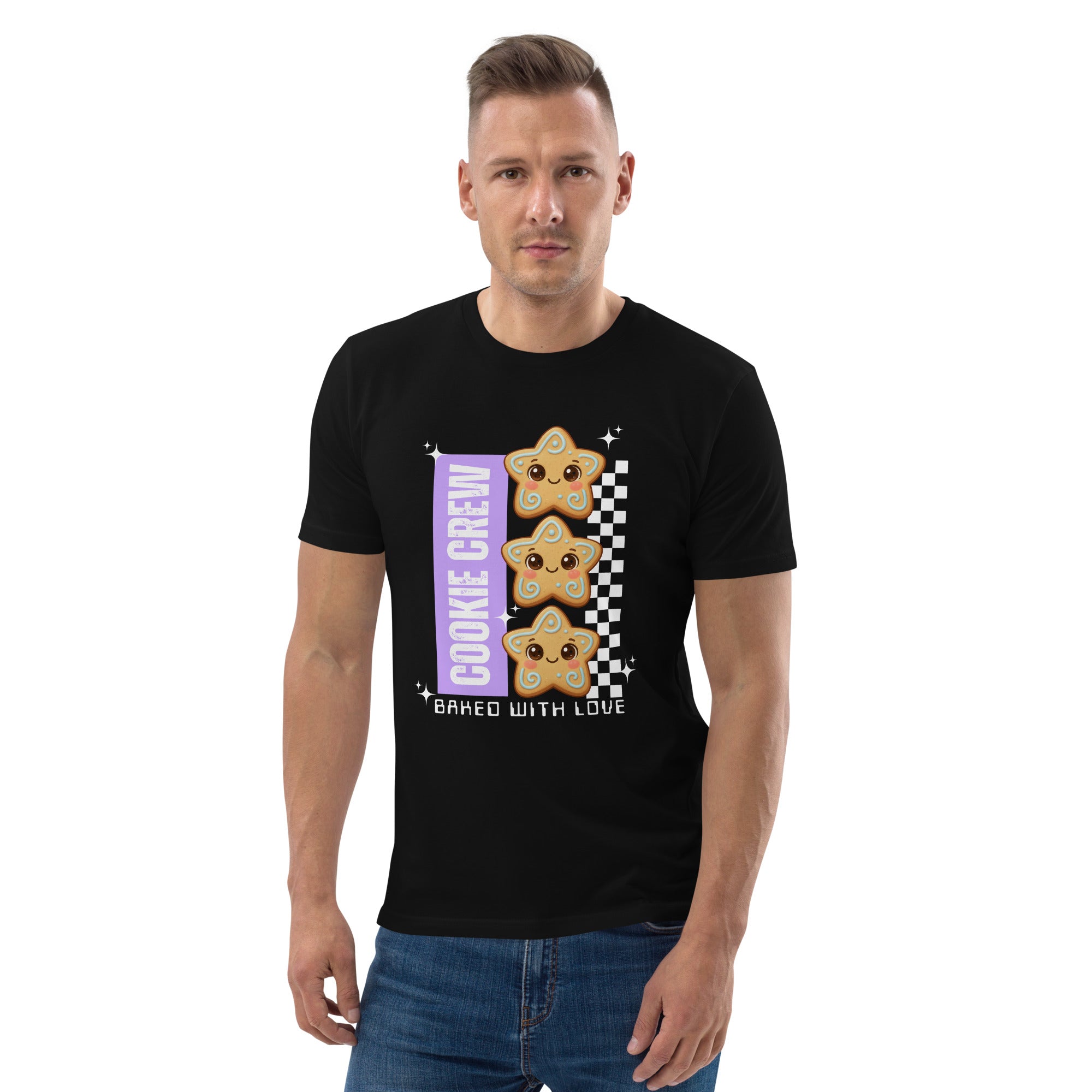 "Cookie Crew, Baked With Love"- Purple | Adults T-Shirt | – RB Designa Co