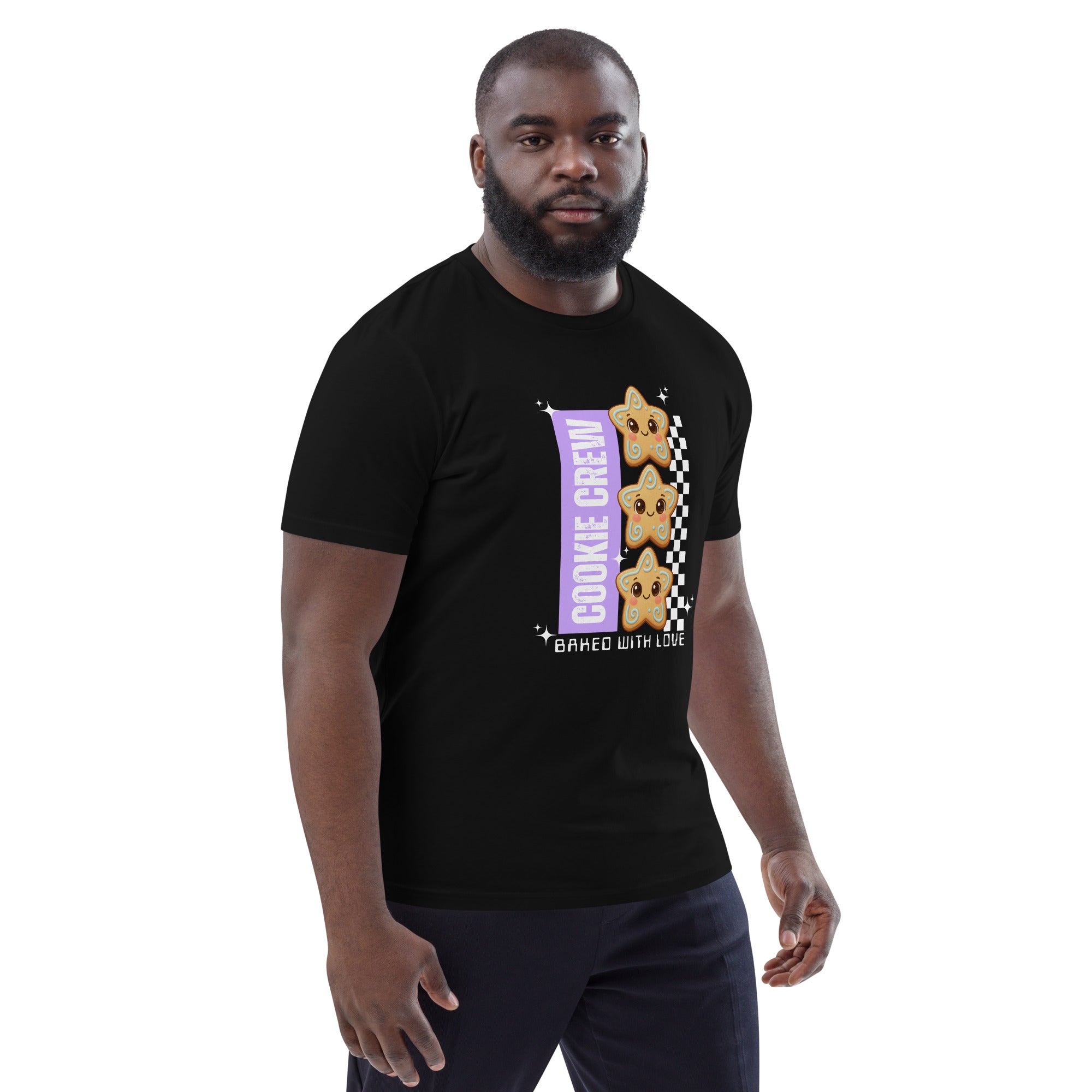 "Cookie Crew, Baked With Love"- Purple | Adults T-Shirt | – RB Designa Co