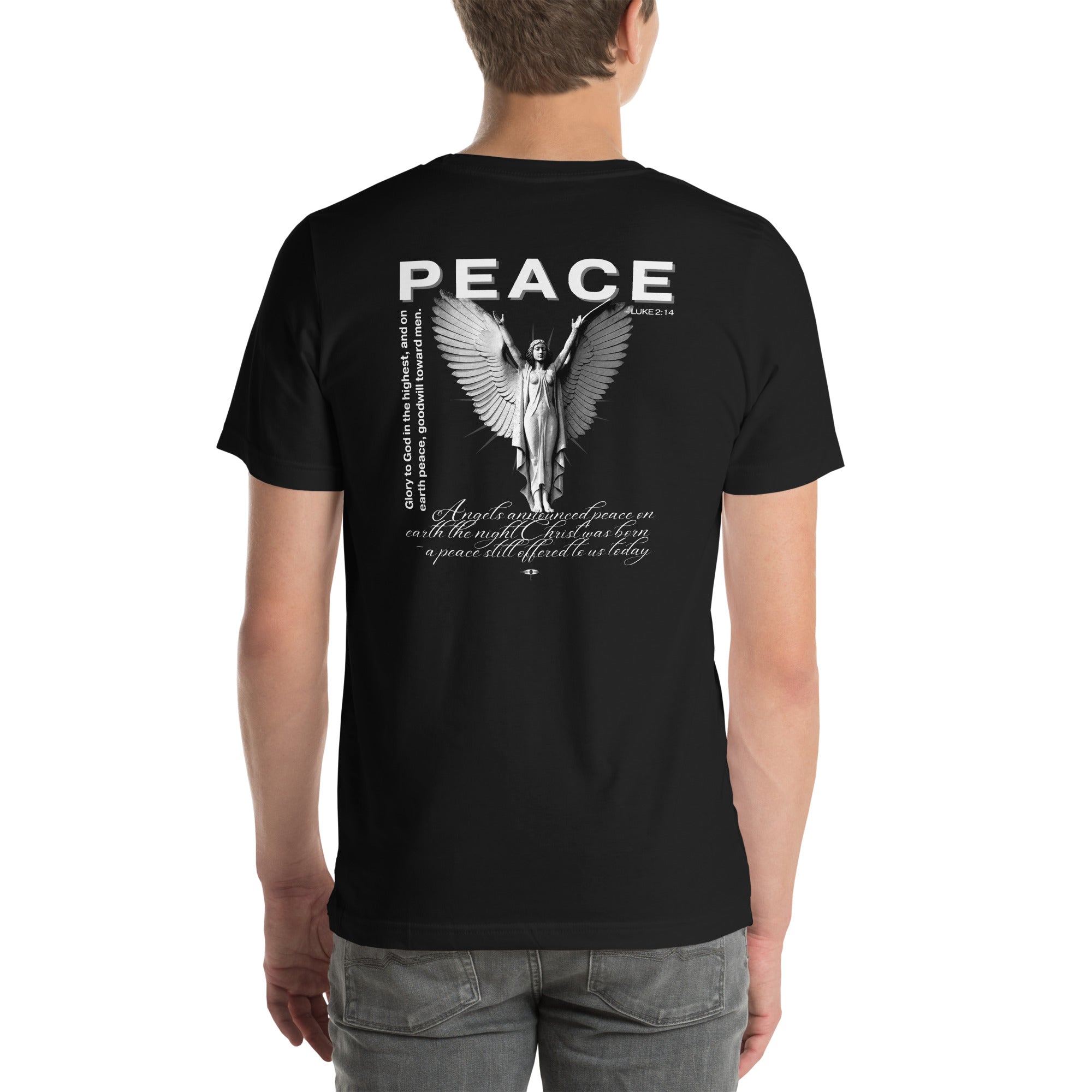 Peace Back Biblical Back T-shirt | β RB Designa Co
