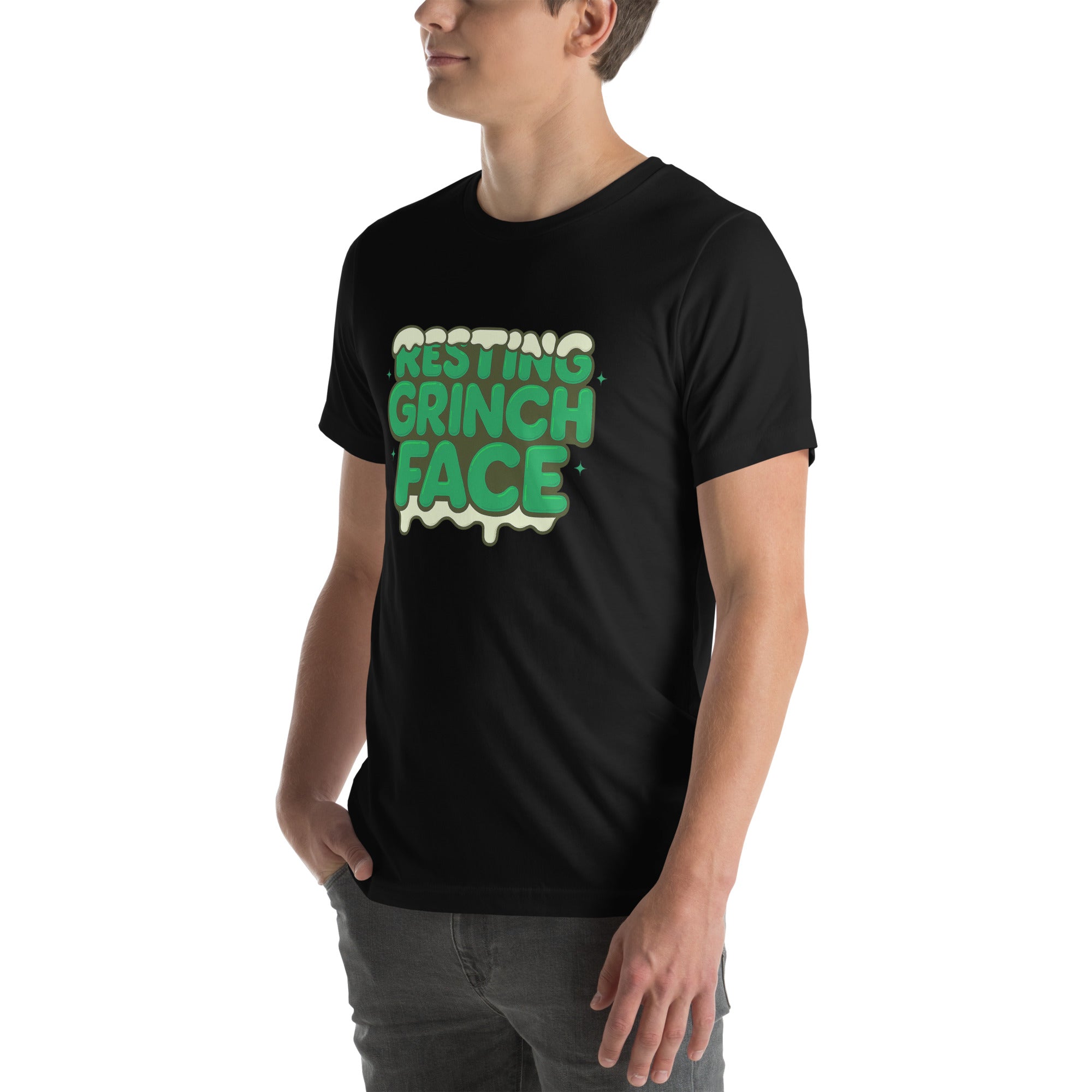 Resting Grinch Face Anti-Christmas / Bah Humbug T-shirt | – RB Designa Co