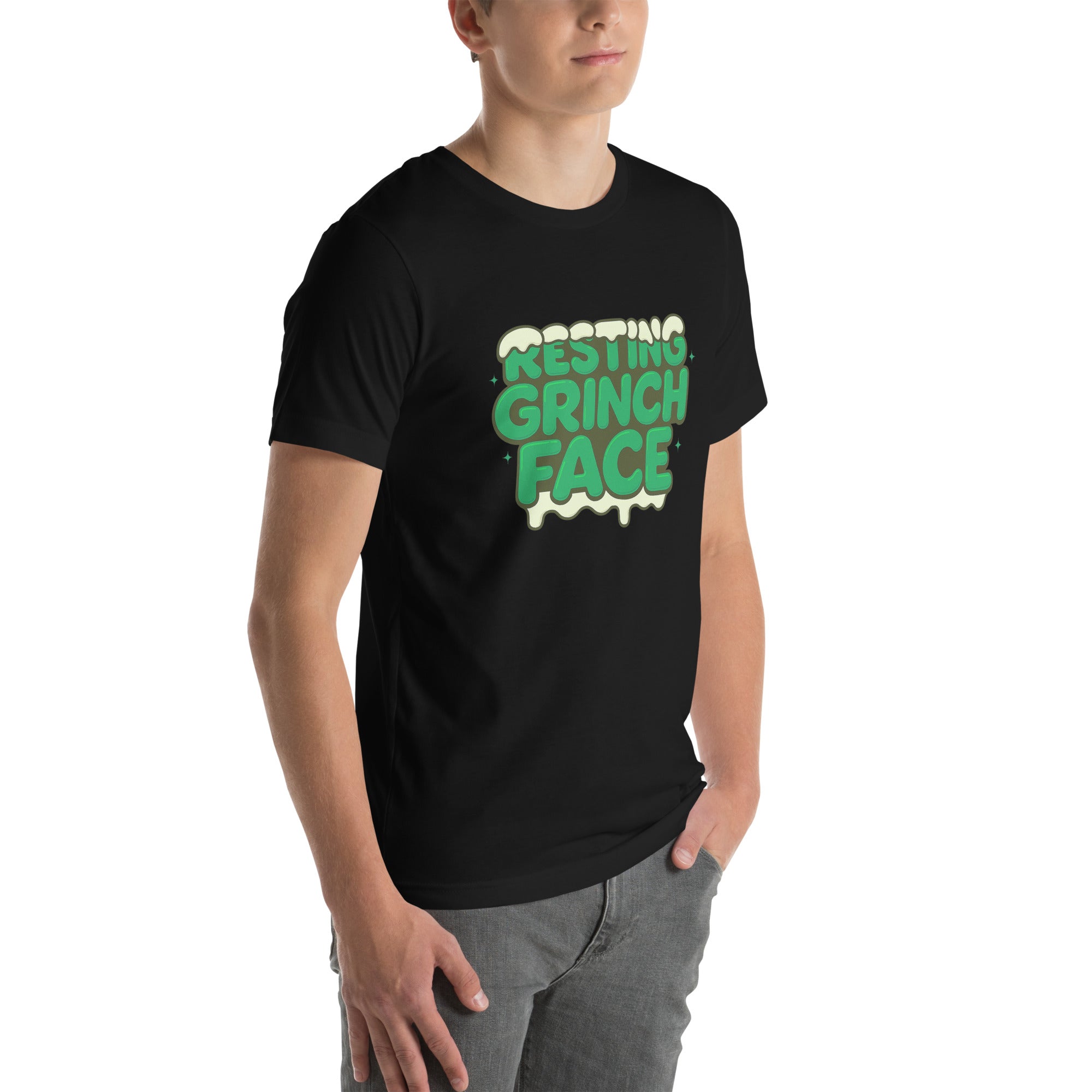 Resting Grinch Face Anti-Christmas / Bah Humbug T-shirt | – RB Designa Co